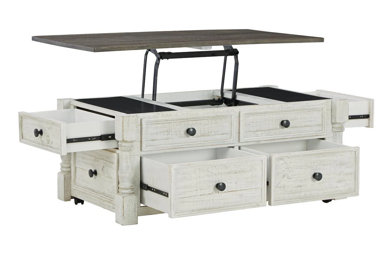 Havalance White/Gray Lift-Top Coffee Table - Image 2
