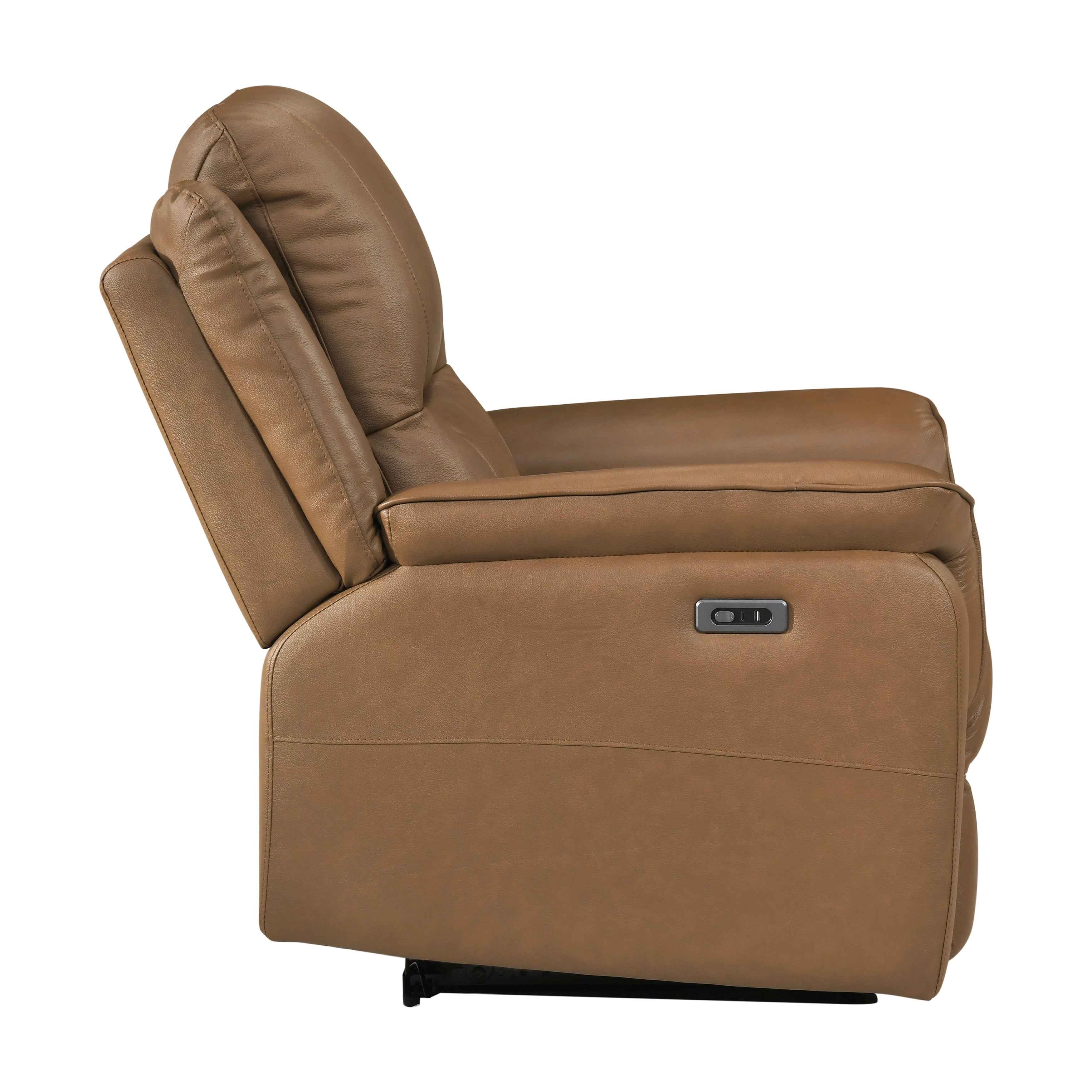 Haven Brown Power Reclining Chair - Image 3