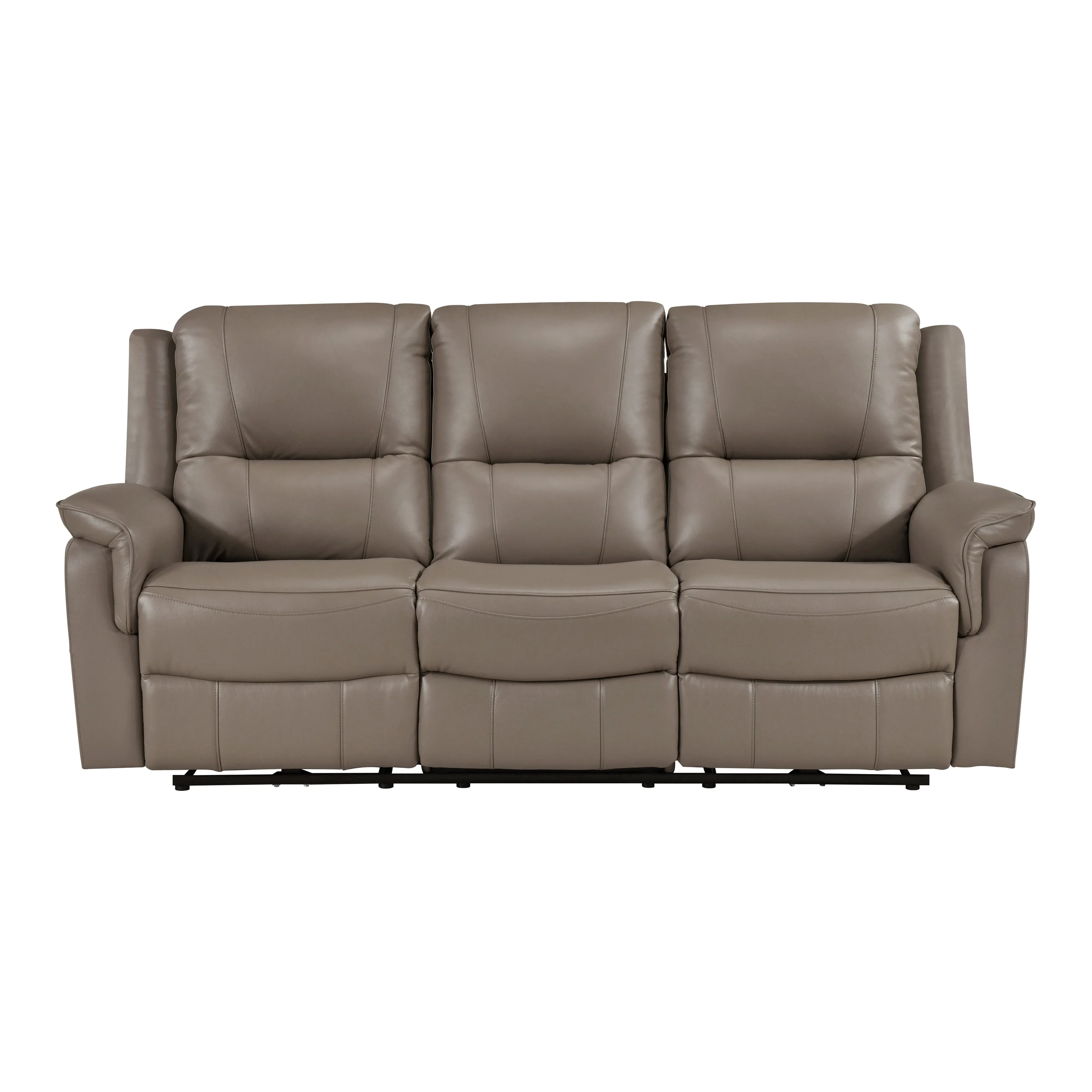 Haven Russet Power Double Reclining Loveseat with Center Console - Image 15