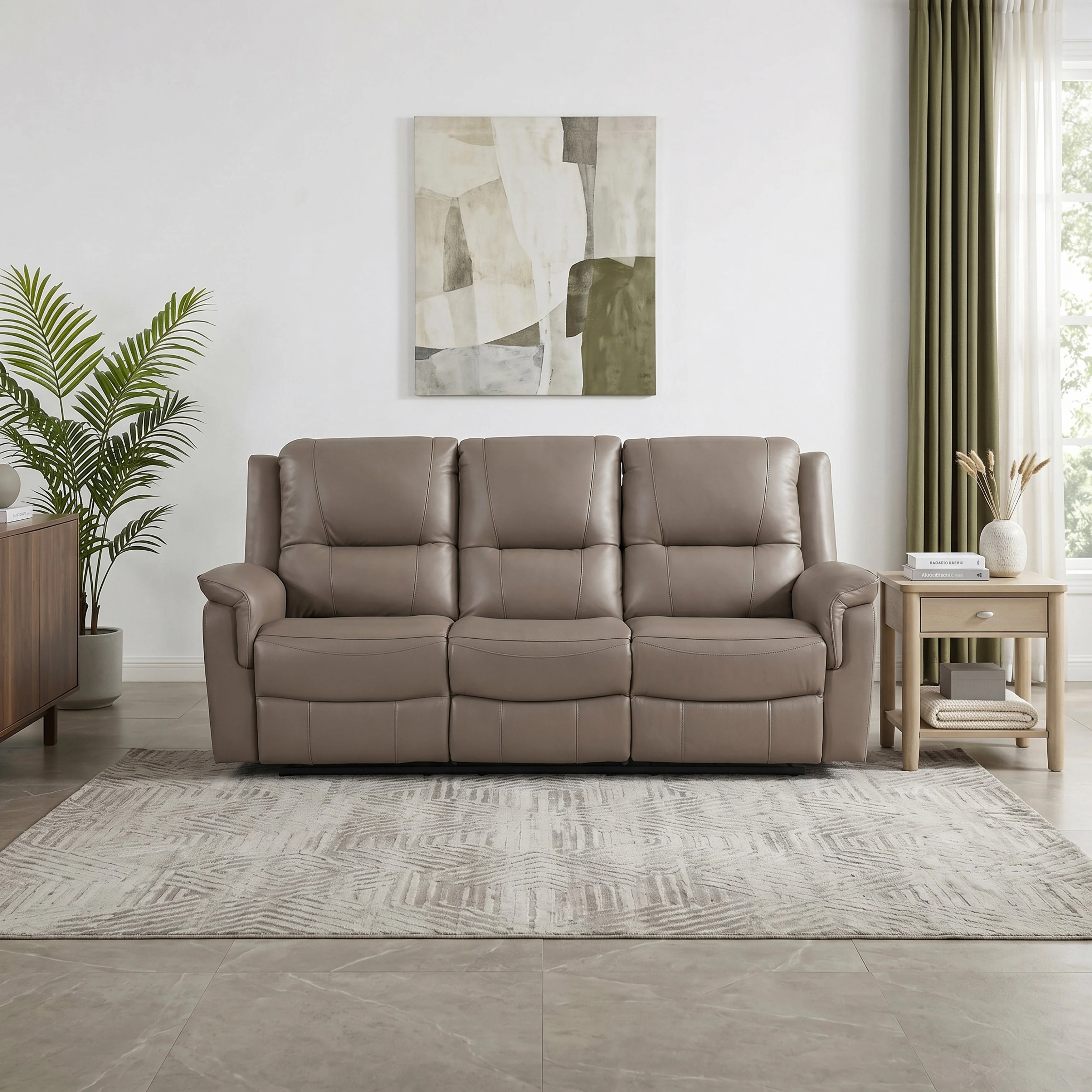 Haven Russet Power Double Reclining Sofa - Image 10