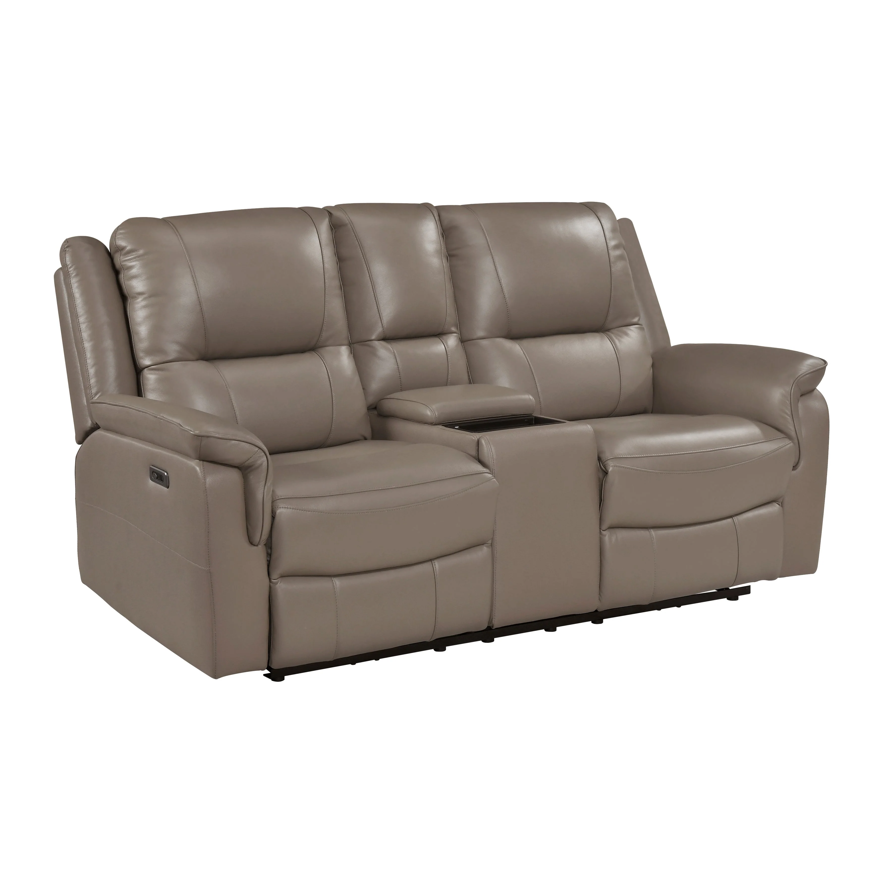 Haven Russet Power Double Reclining Sofa & Loveseat - Image 8