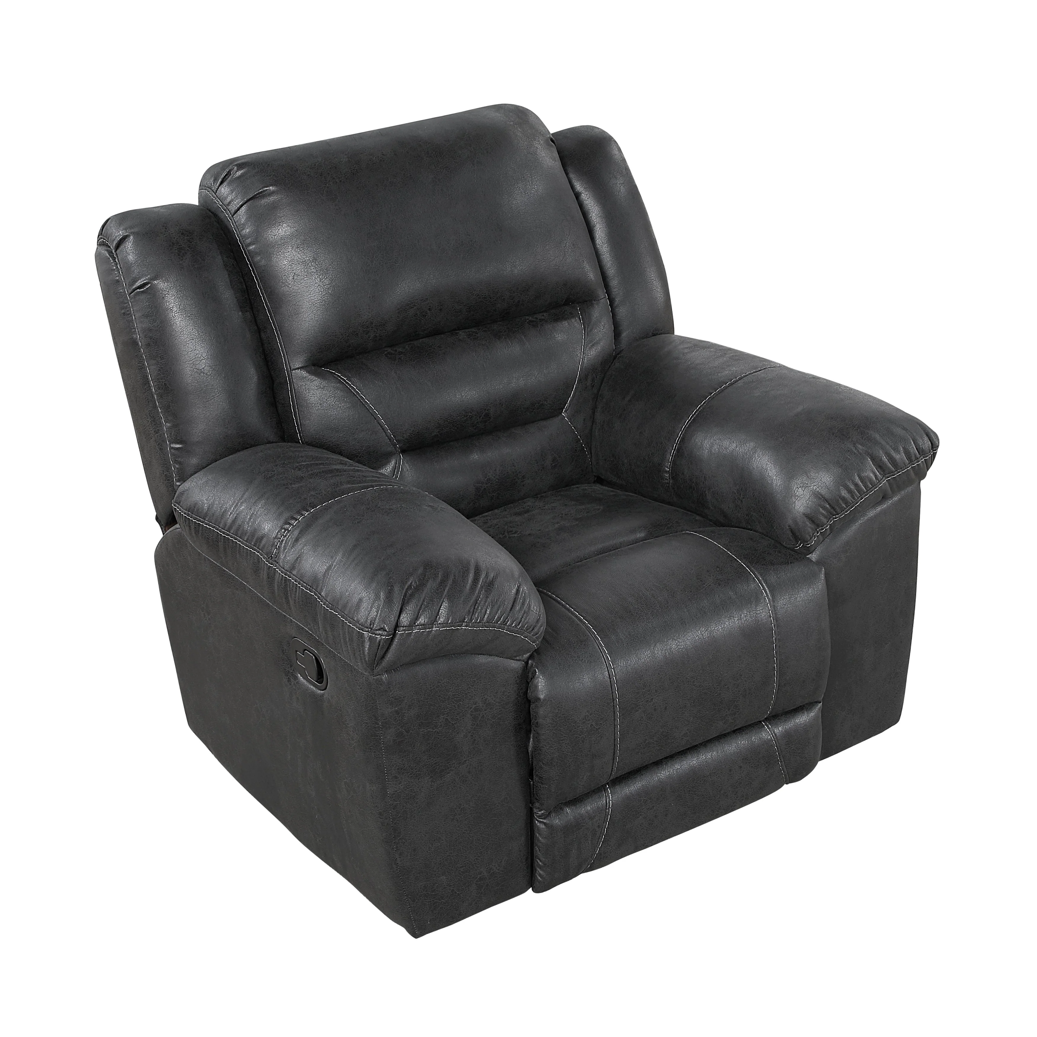Hazen Black Rocker Reclining Chair - Image 3