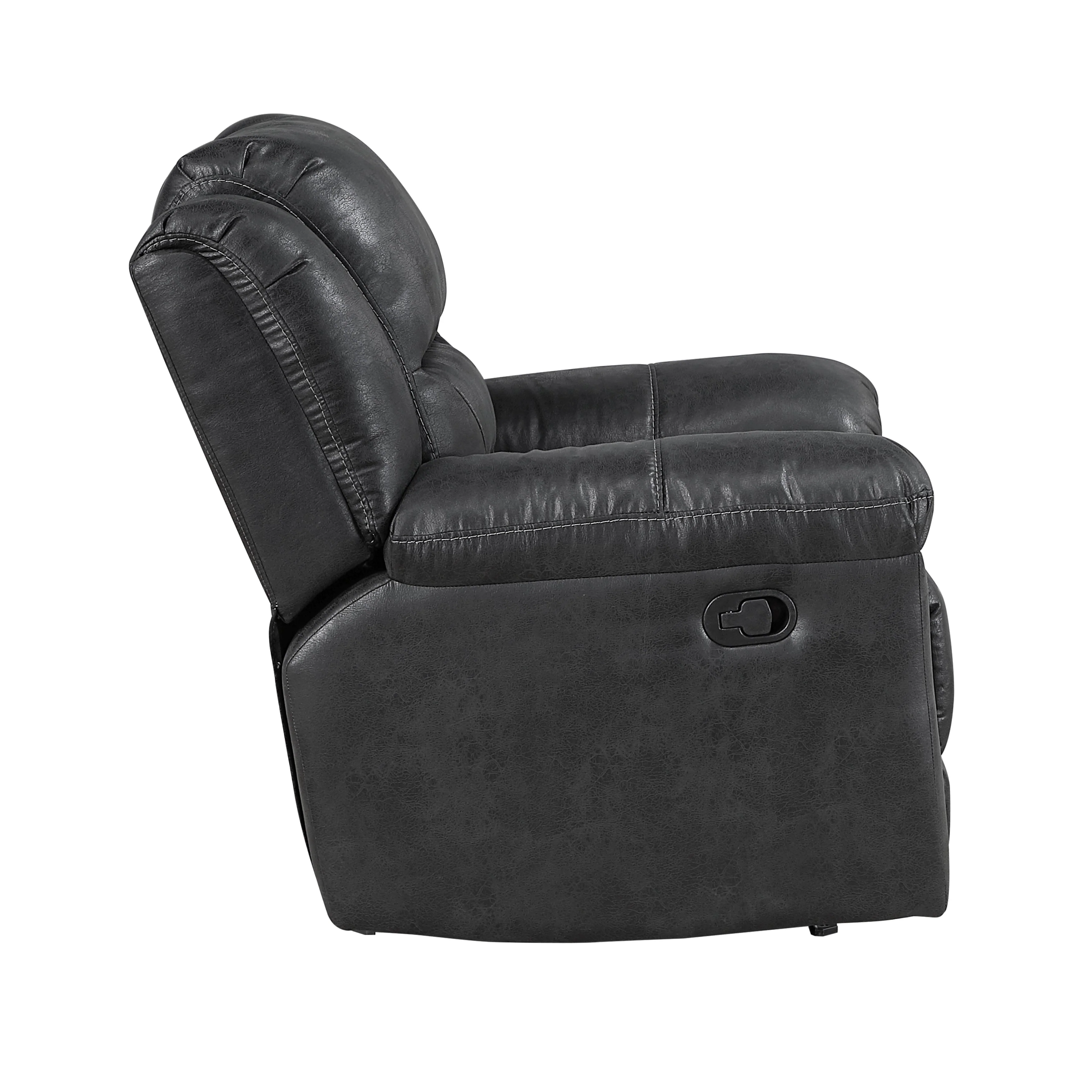 Hazen Black Rocker Reclining Chair - Image 4
