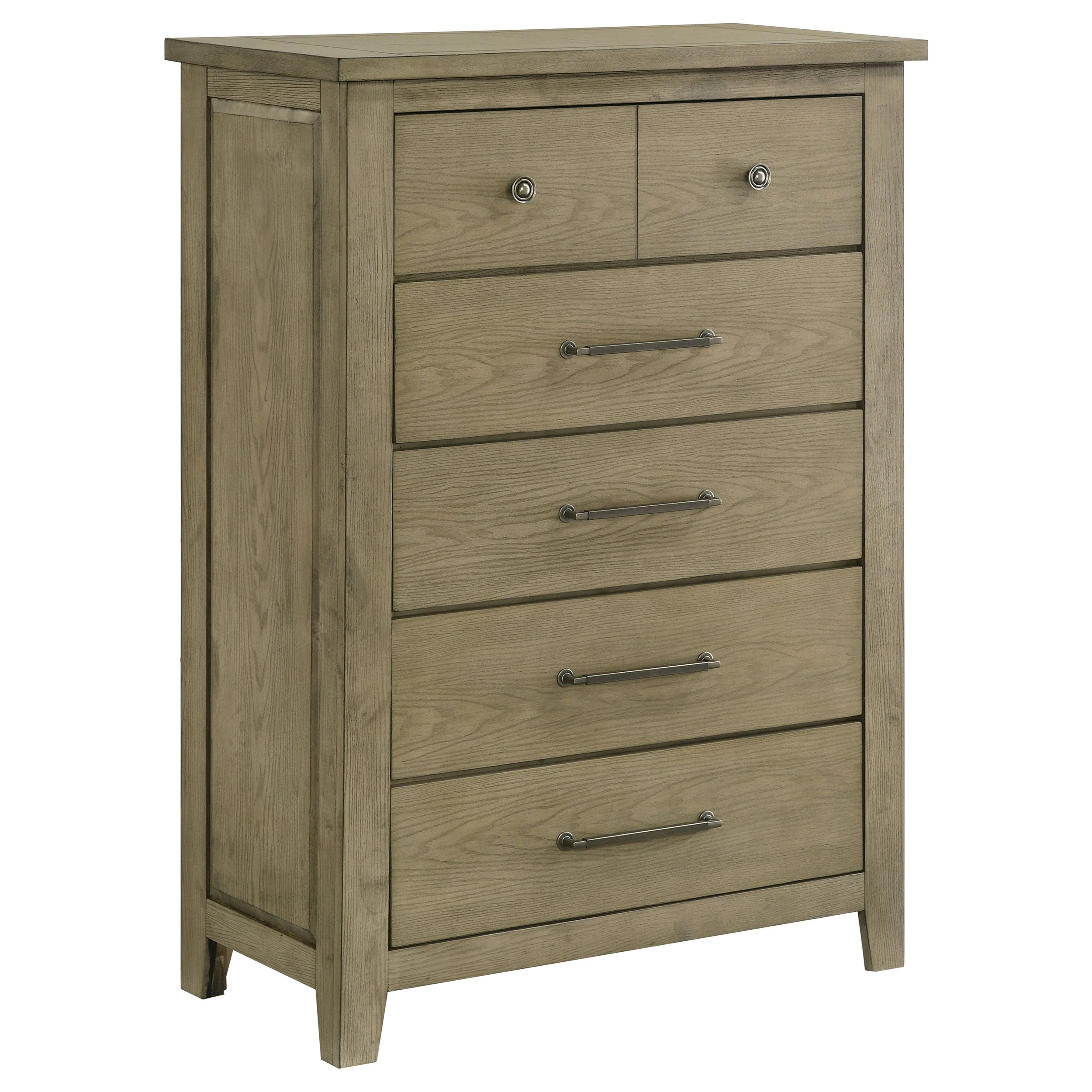 Hazlewood Vineyard Oak 5-piece Eastern King Bedroom Set - Image 11