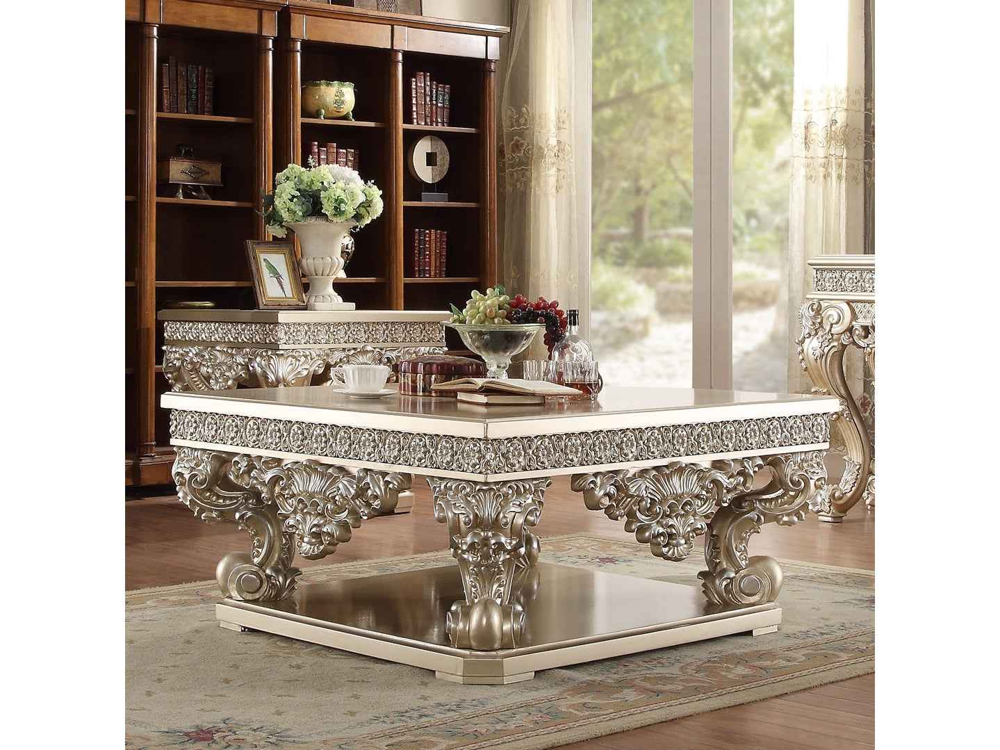 HD-8022 Champagne Gold Coffee Table