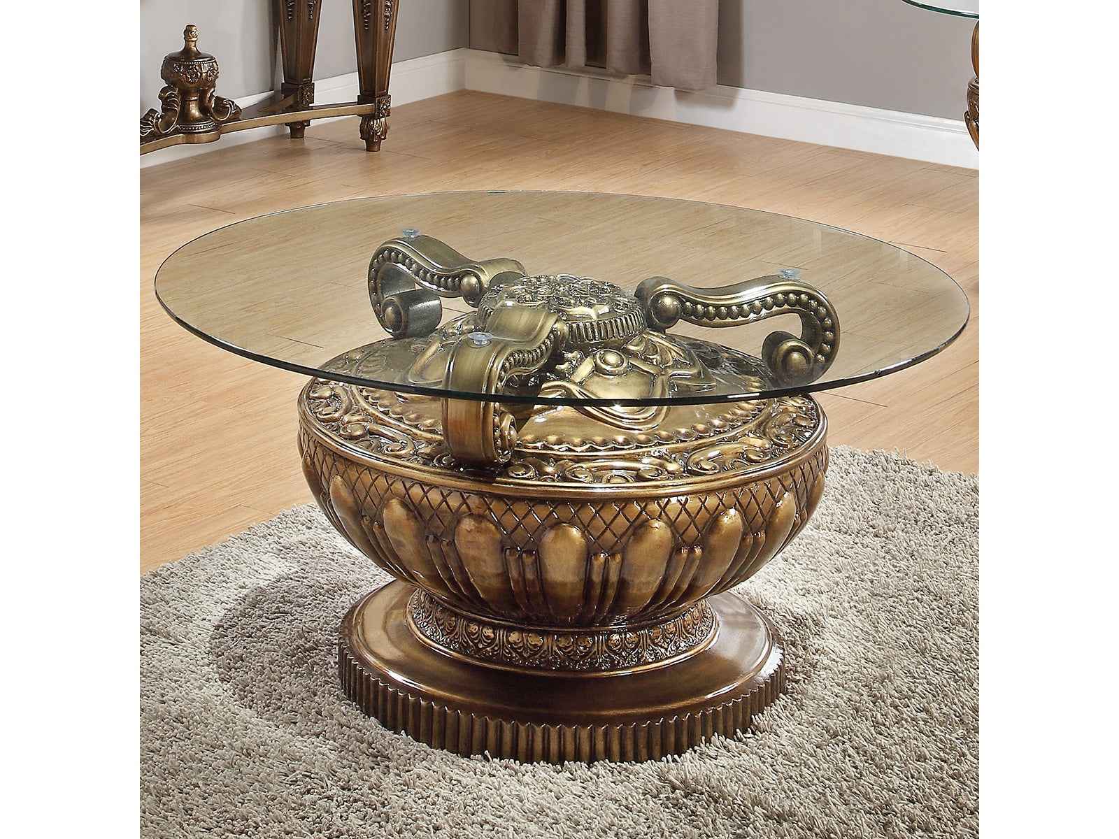 HD-8908B Bronze Coffee Table
