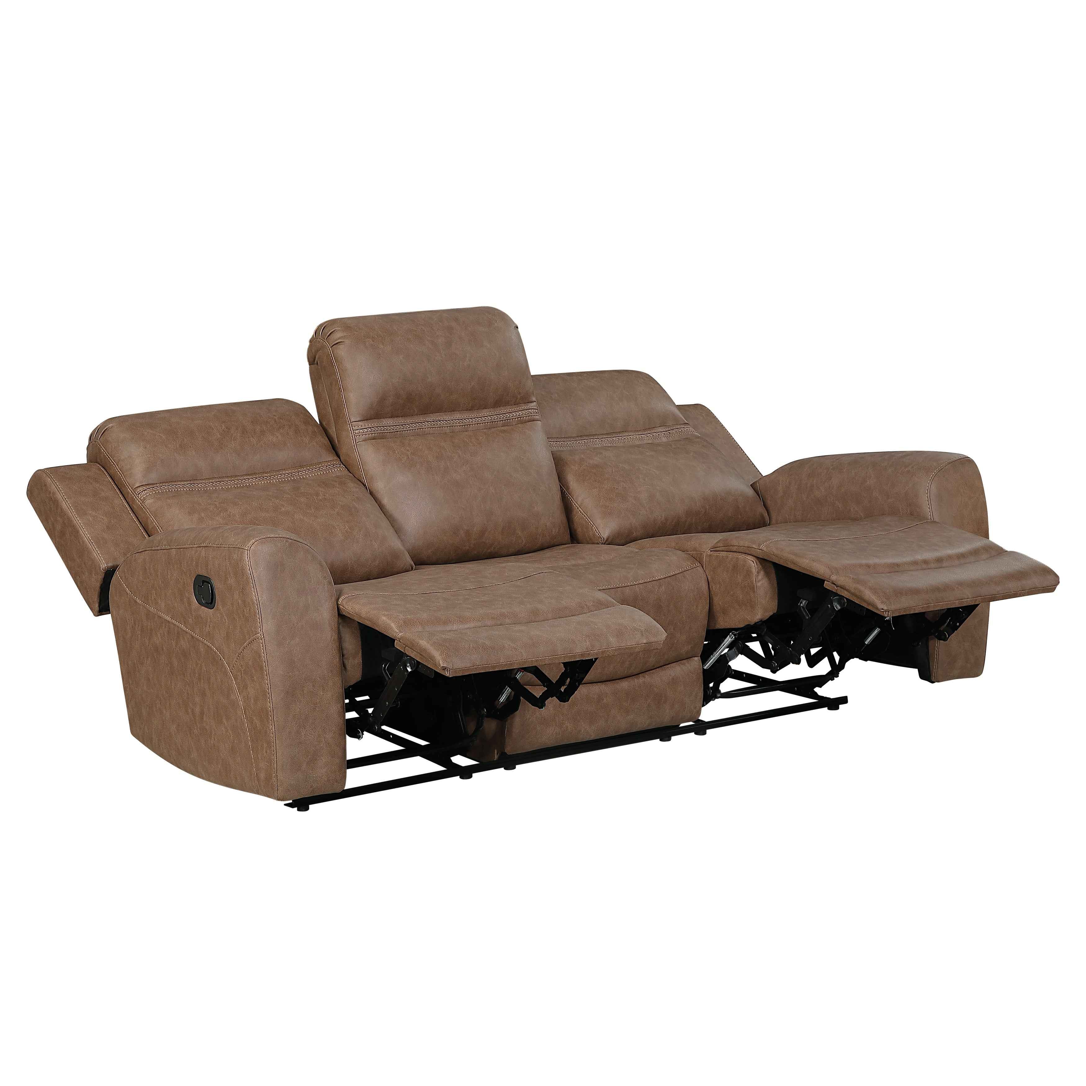 Hearth Brown 3-Piece Reclining Living Room Set - Image 5