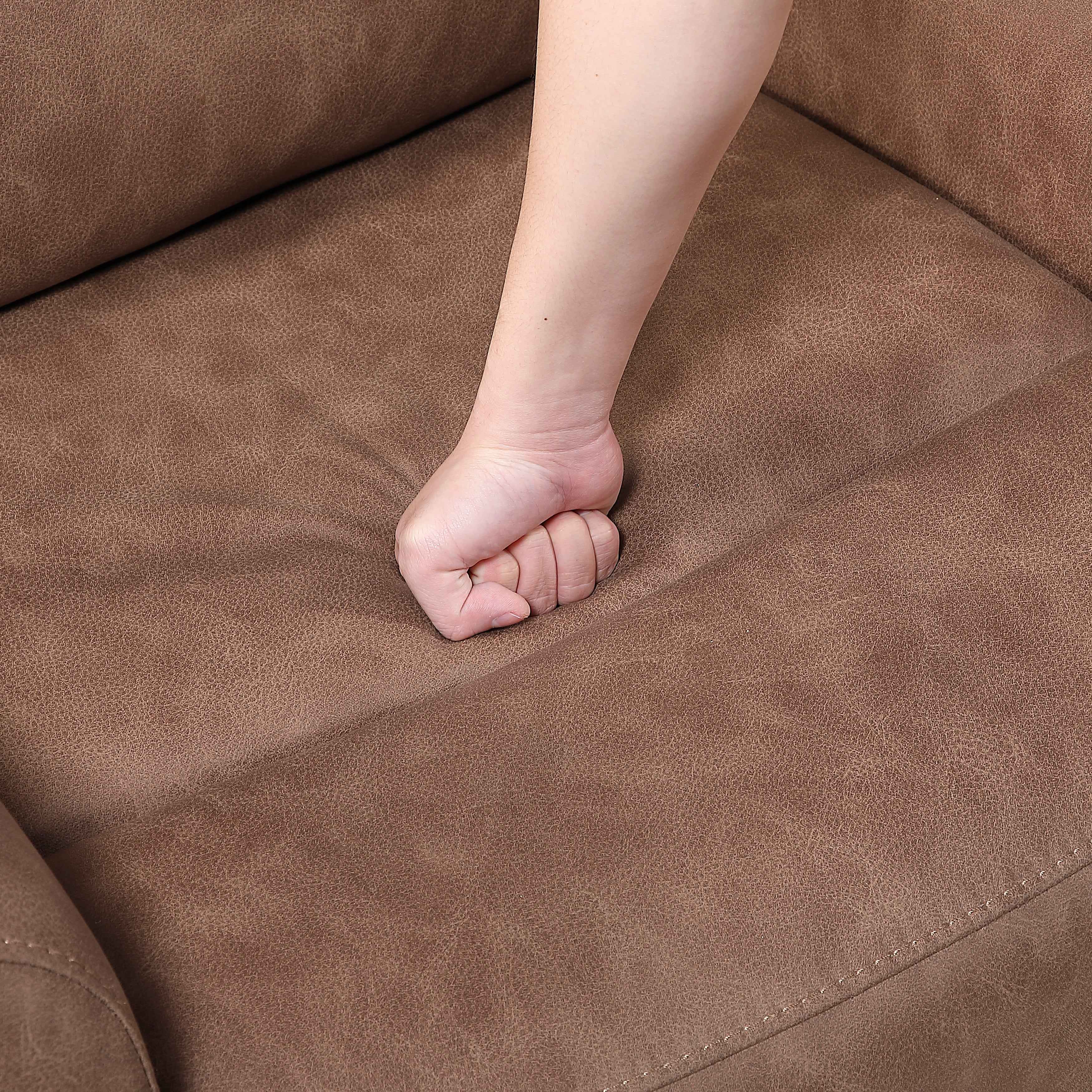 Hearth Brown Double Reclining Sofa - Image 6