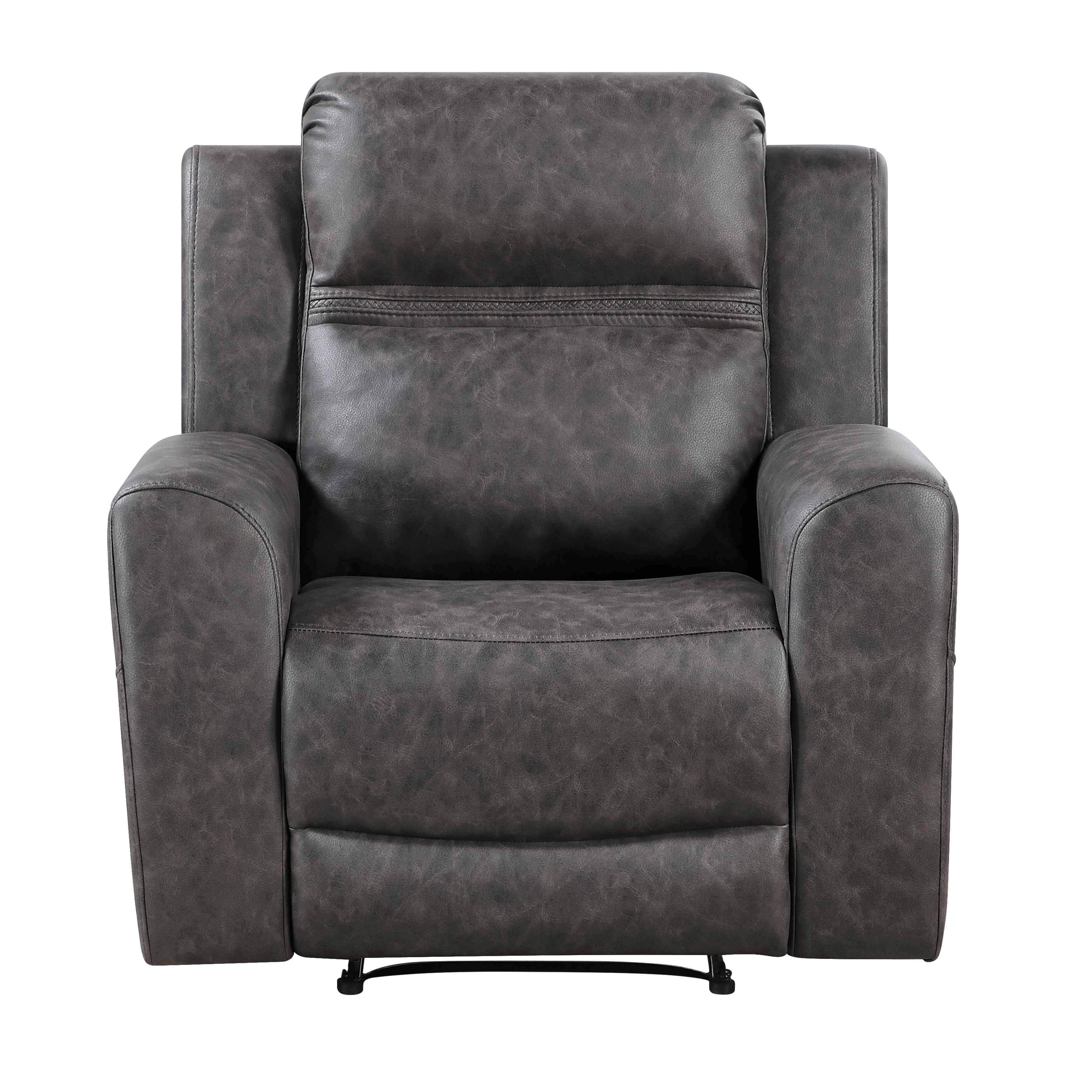 Hearth Charcoal Reclining Chair