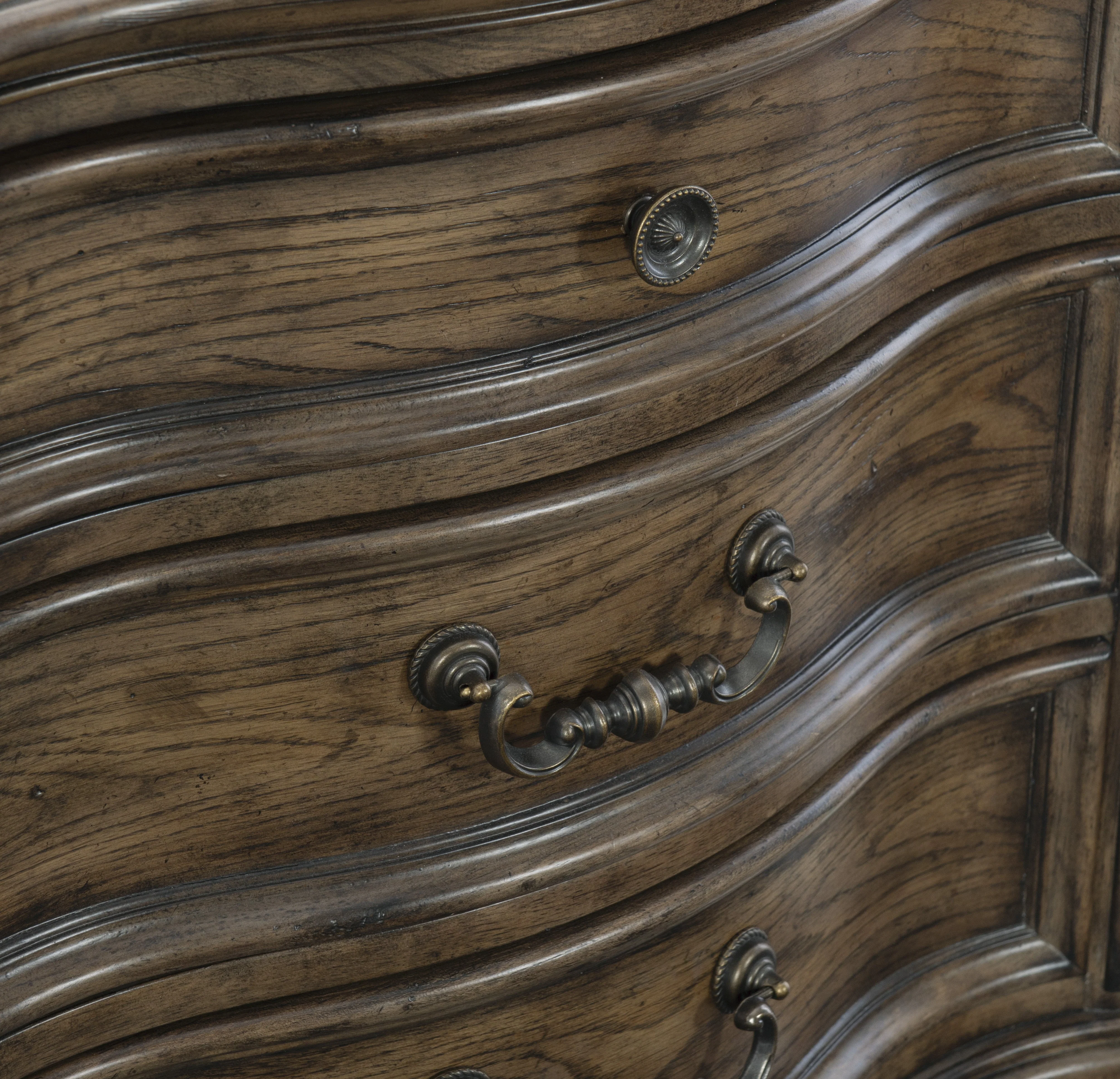 Heath Court Brown Oak Panel Bedroom Set - Image 12