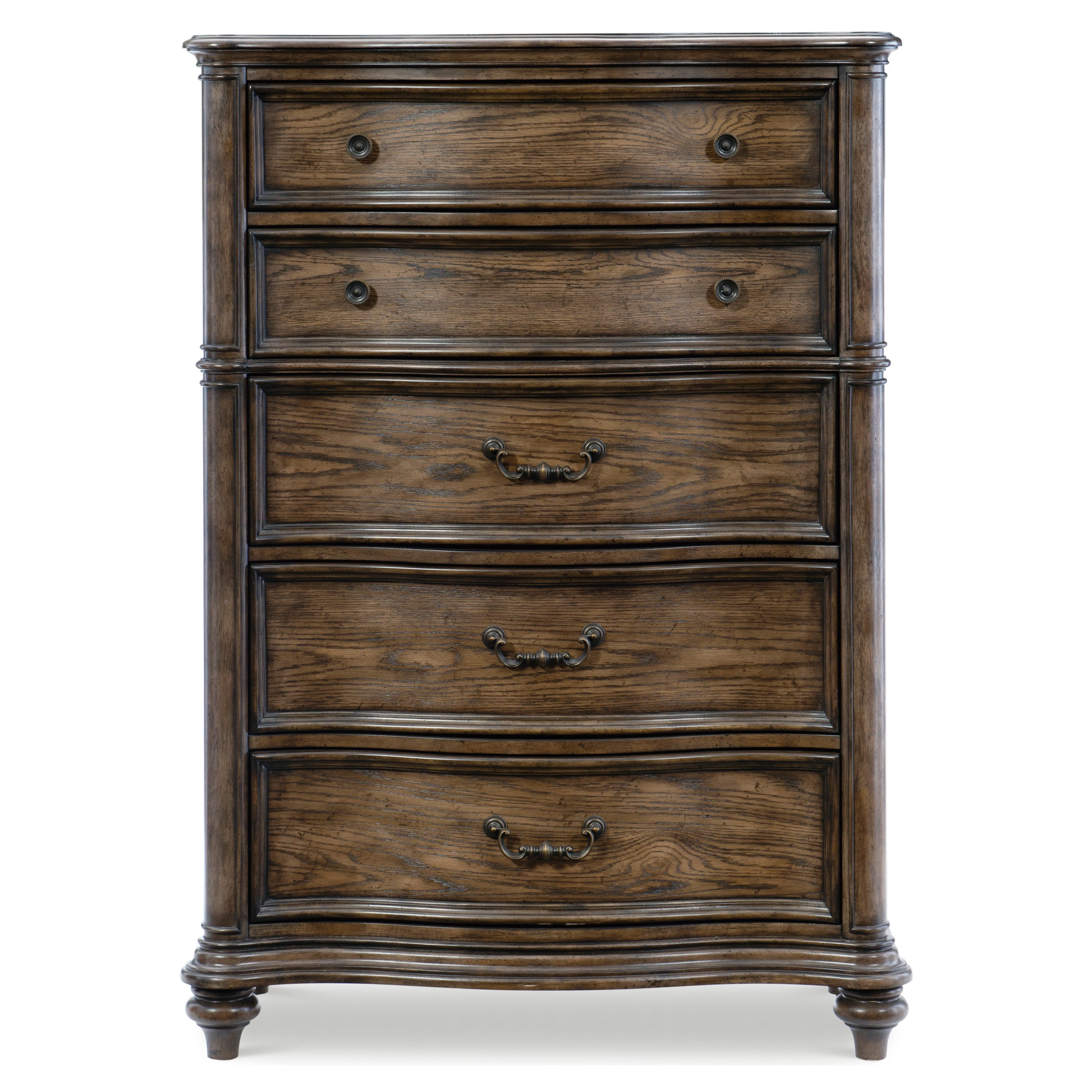 Heath Court Brown Oak Panel Bedroom Set - Image 13