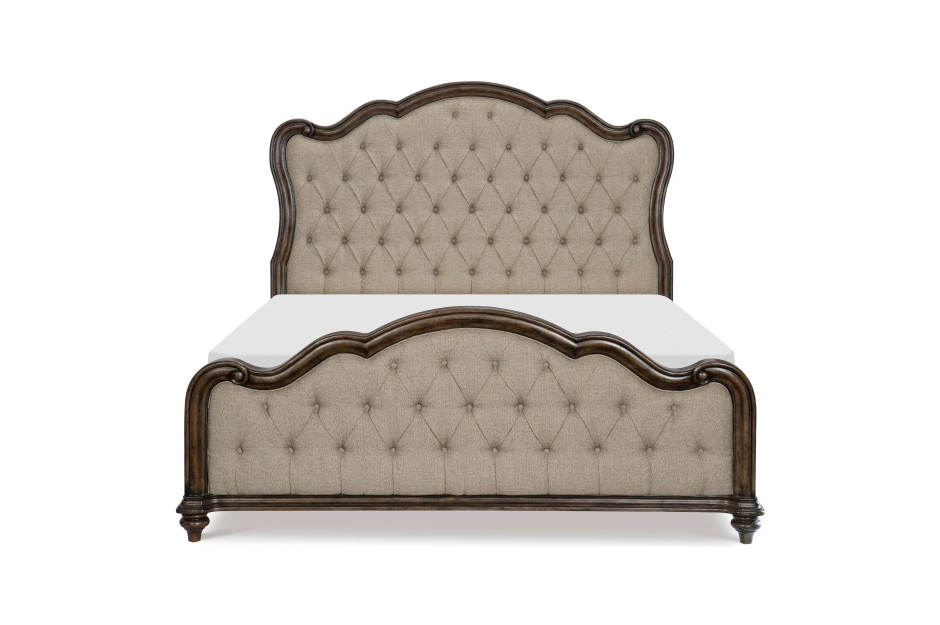Heath Court Brown Oak Panel Bedroom Set - Image 2