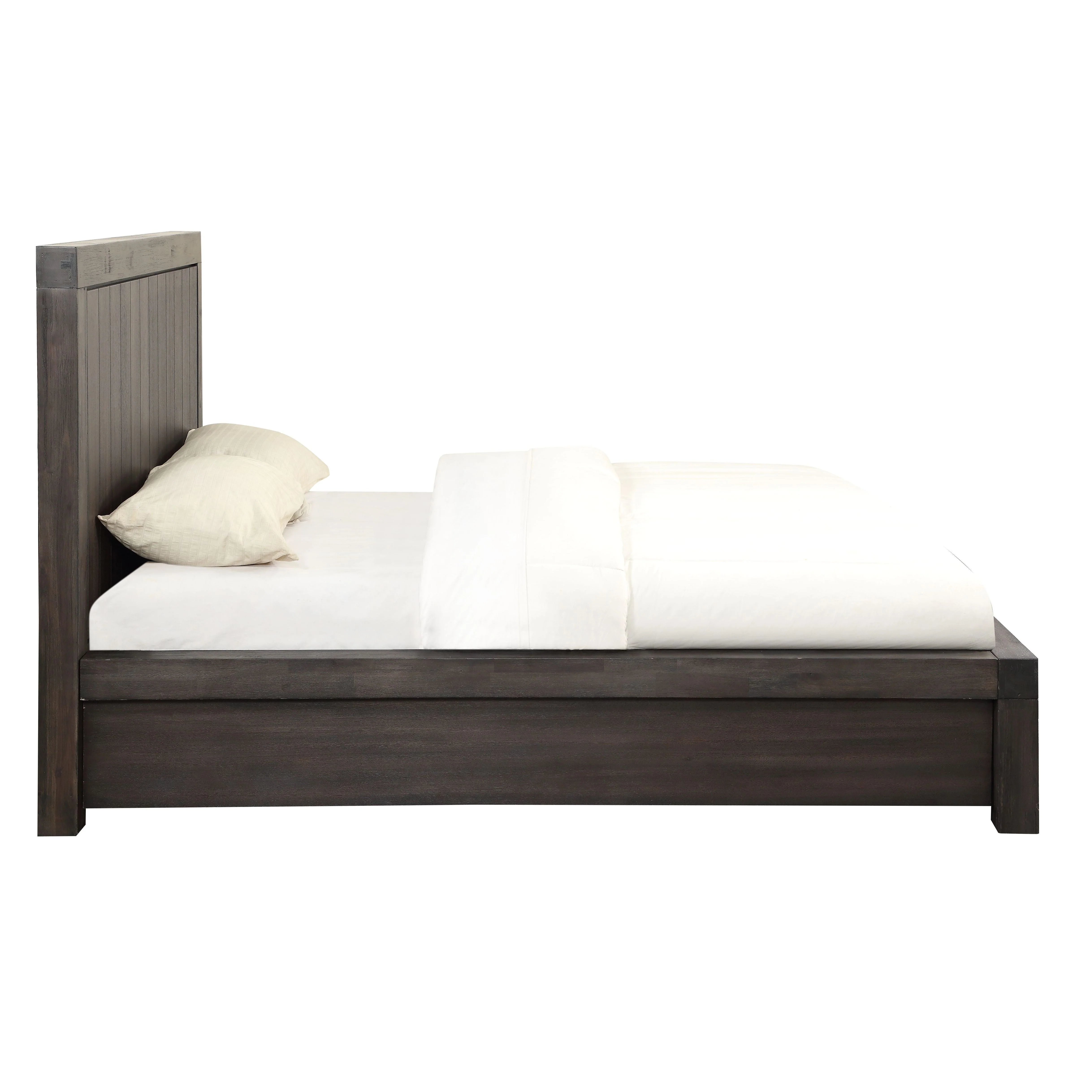 Heath Wood Eastern King Platform Bed in Basalt Grey - Image 3