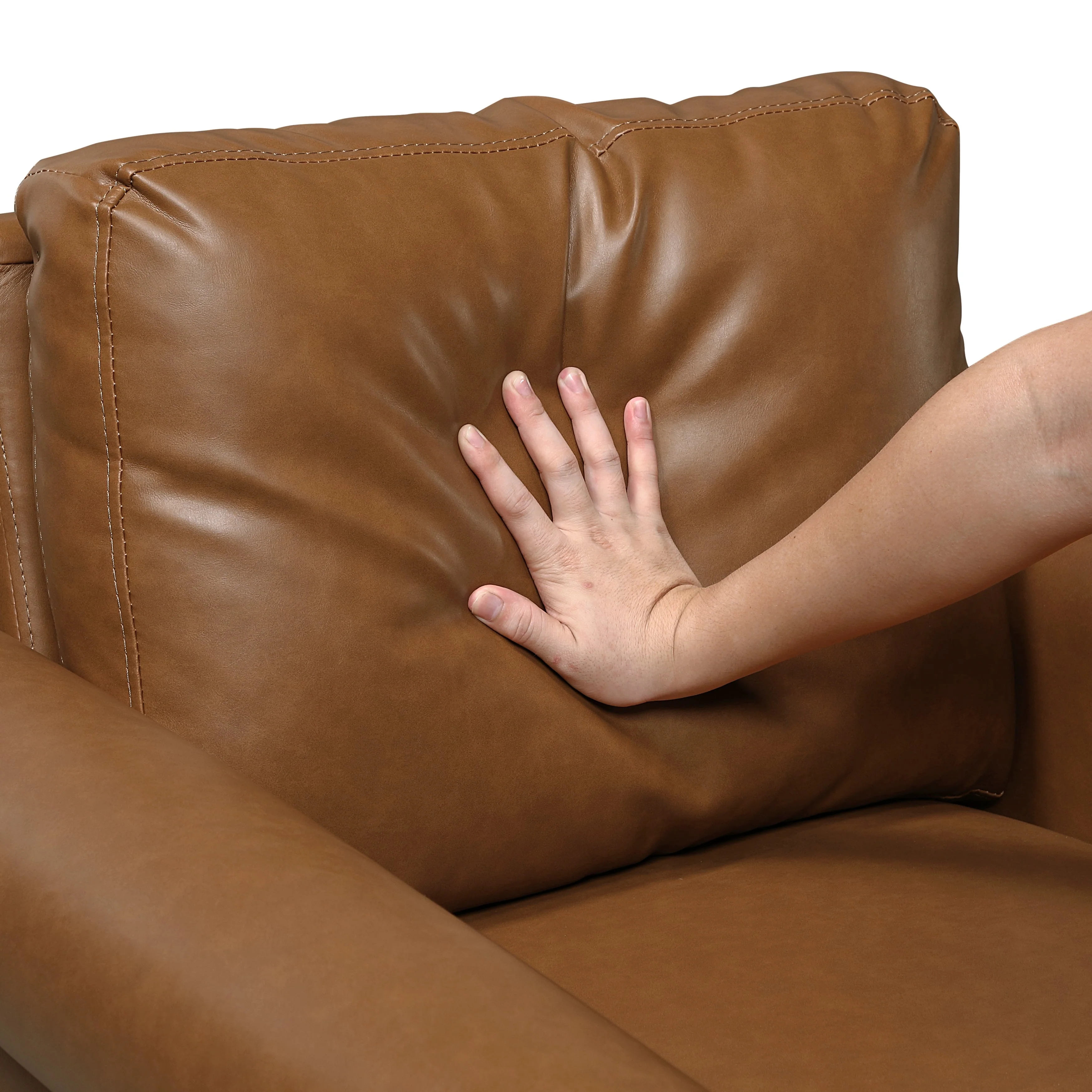 Hector Brown Loveseat - Image 6