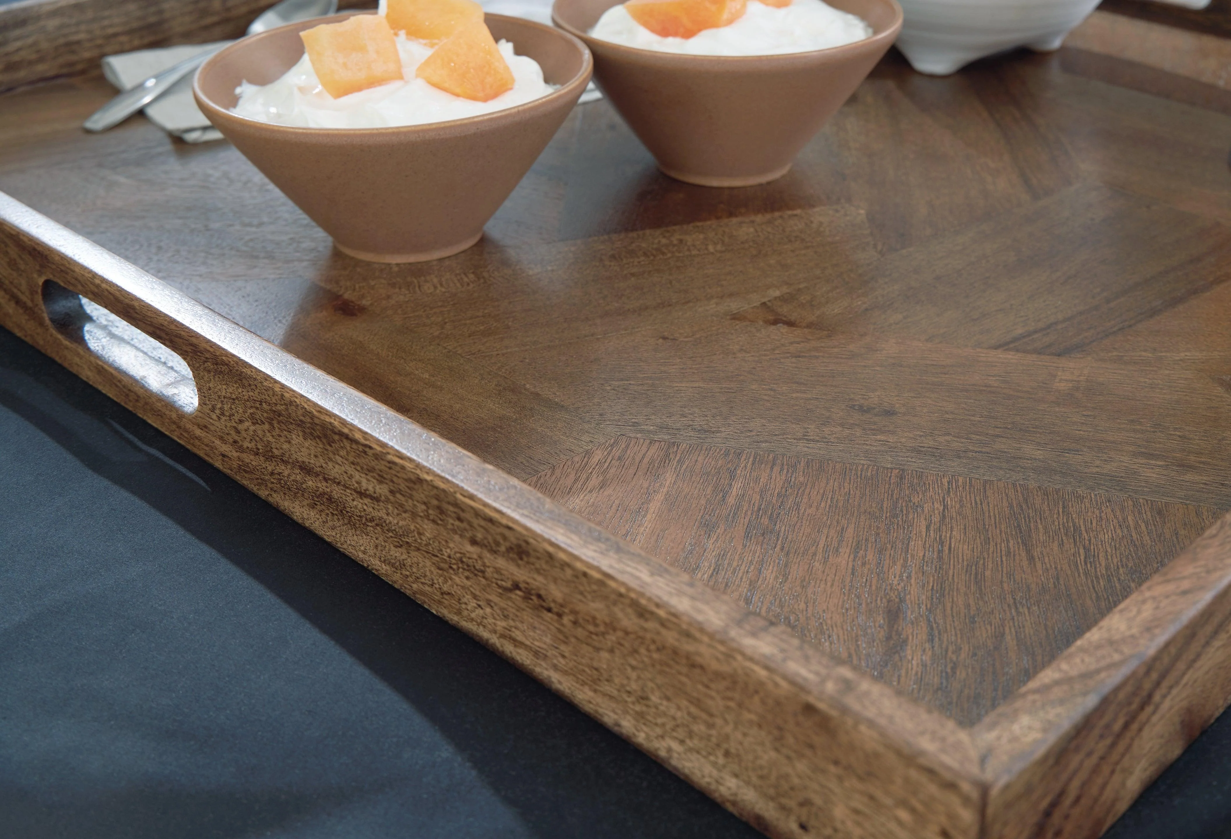 Heddford Brown Tray - Image 2
