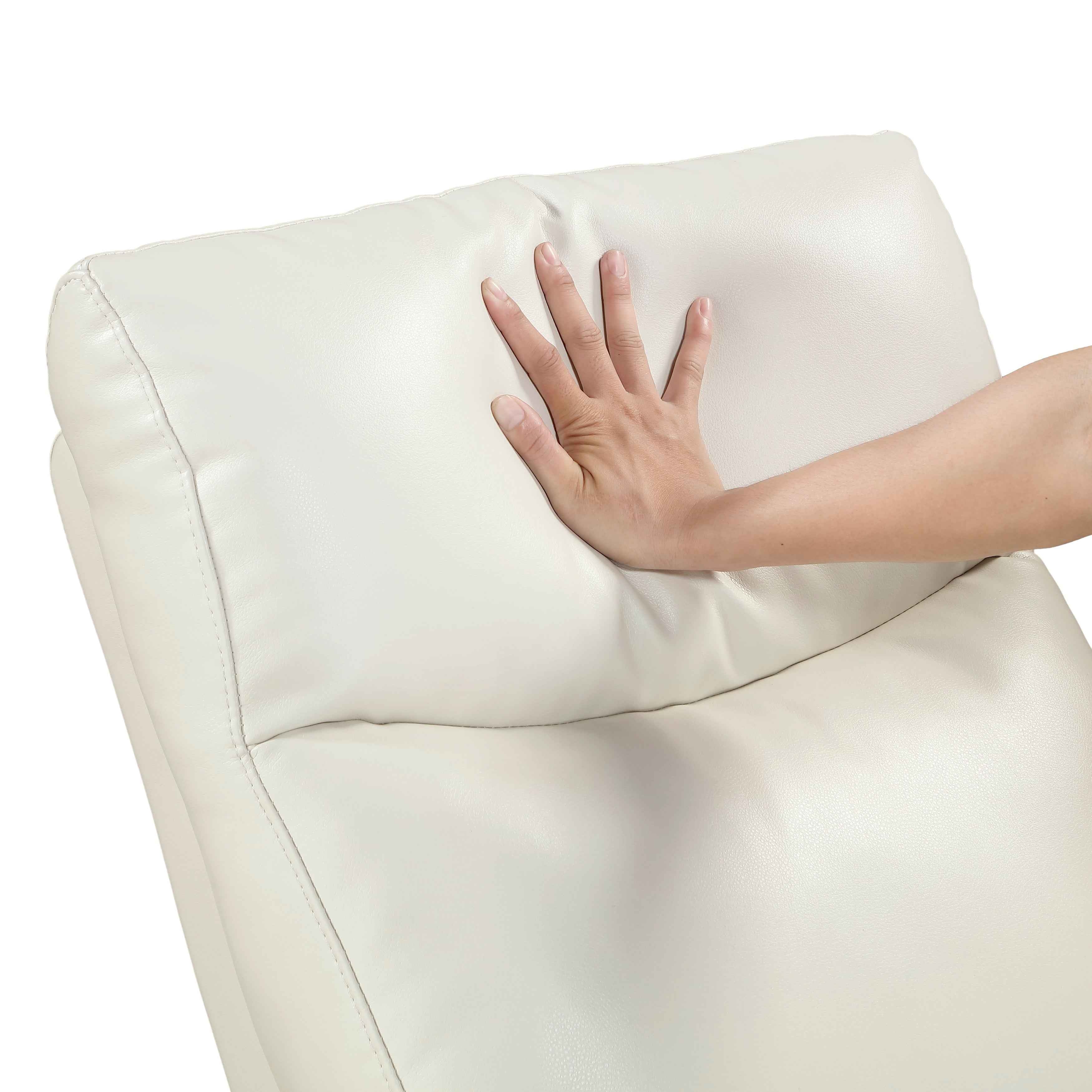 Heisley Beige Double Reclining Loveseat - Image 5
