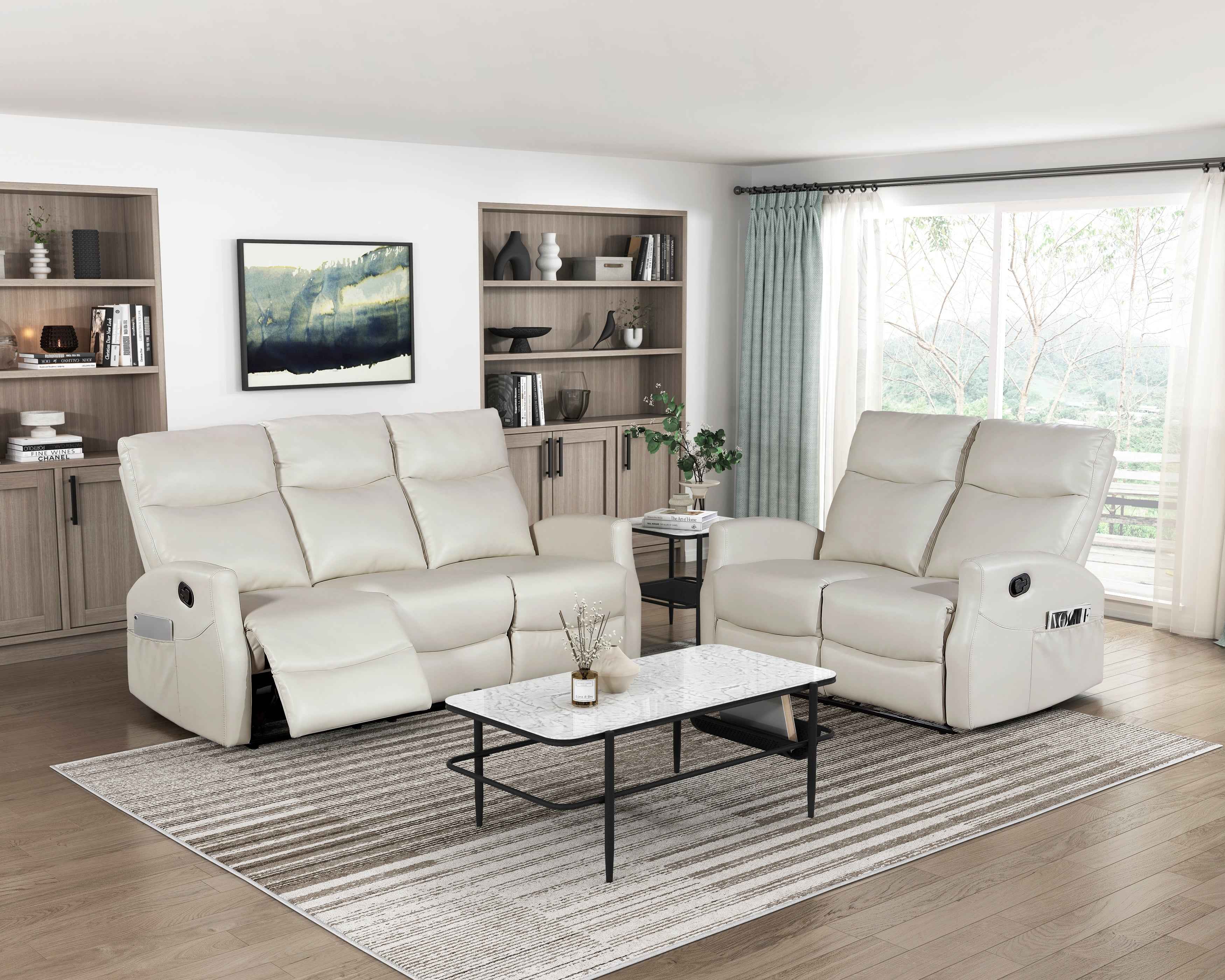 Heisley Beige Reclining Living Room Set - Image 21
