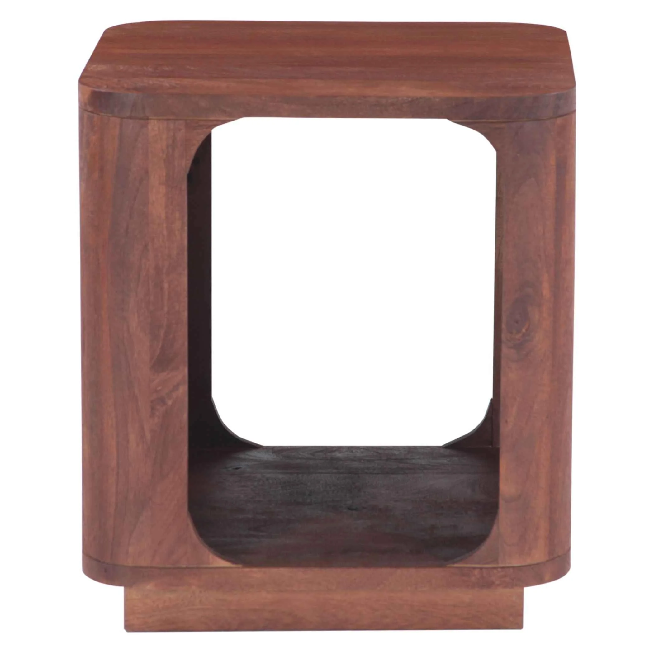 Henderson 21" Side Table in Pecan Brown
