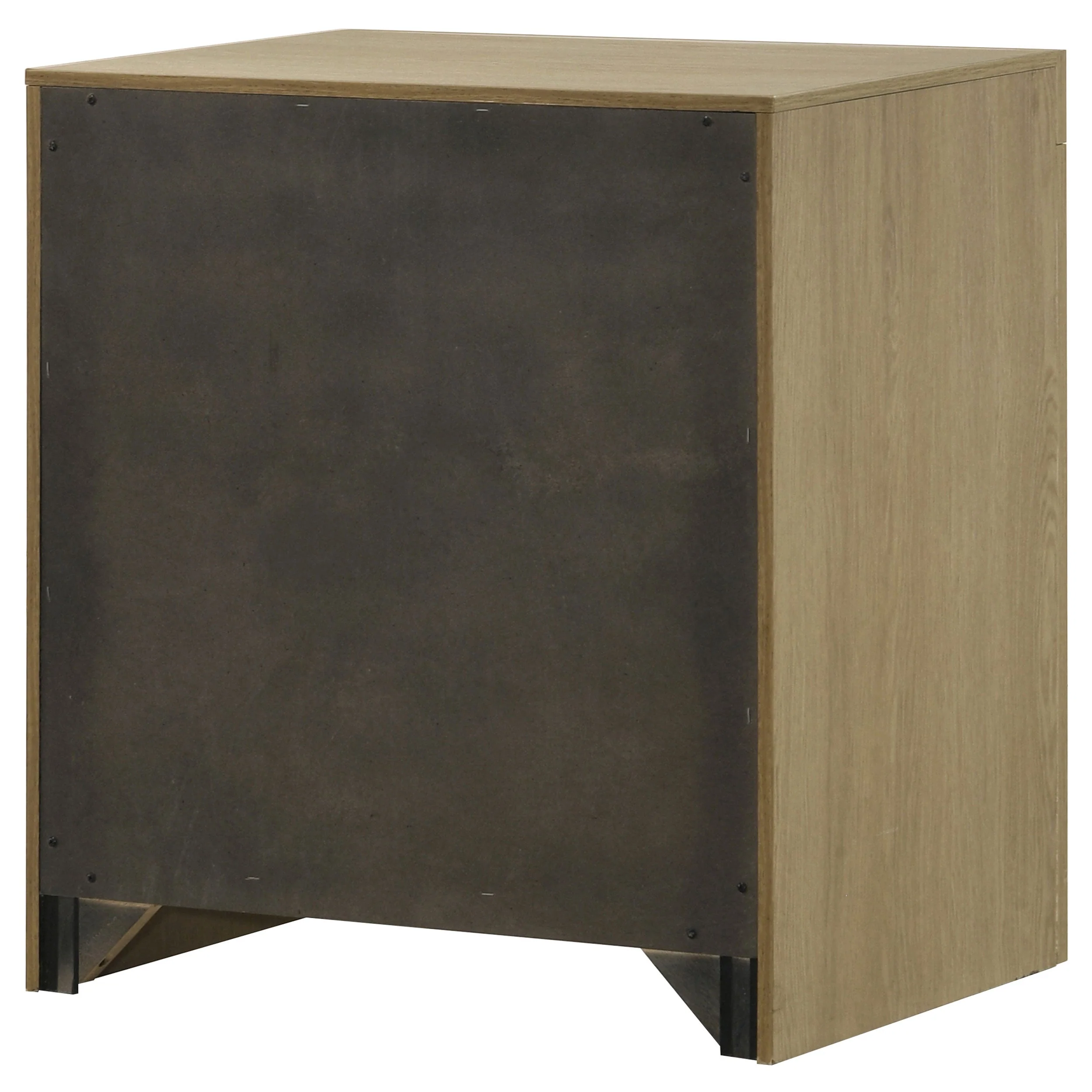Hendricks Light Oak 1-drawer Nightstand Bedside Table with Cubby - Image 7