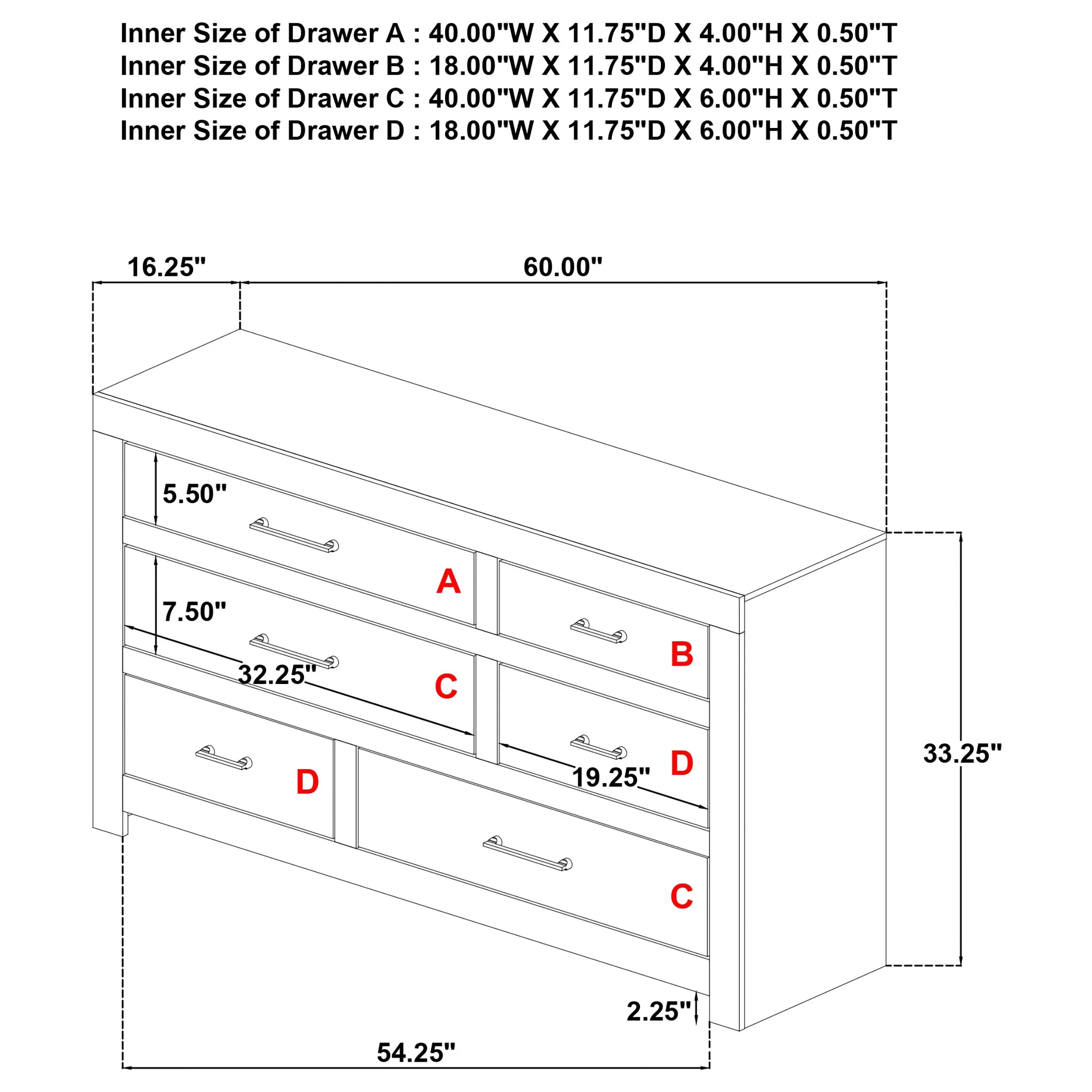 Hendricks Light Oak 4-piece Queen Bedroom Set - Image 18