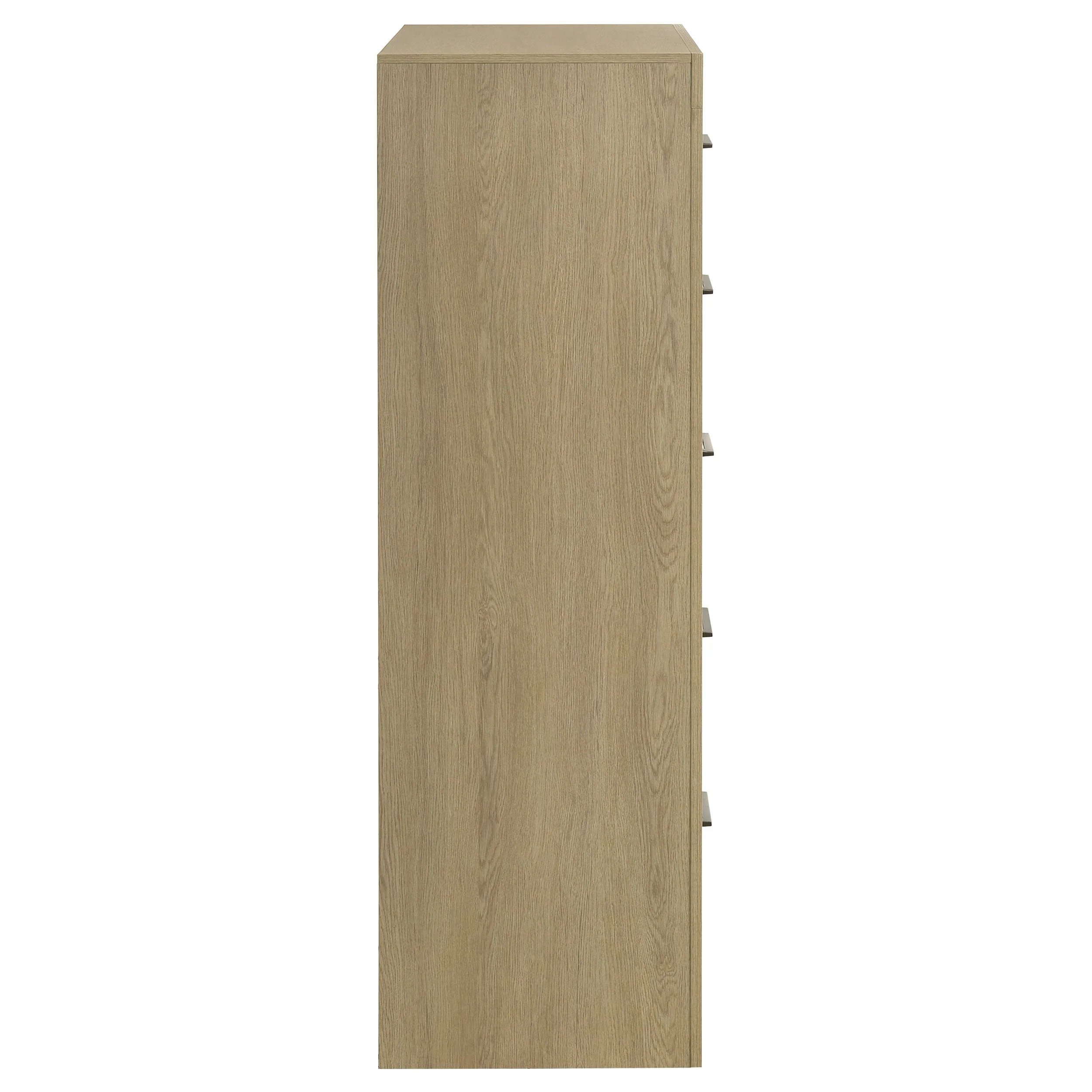 Hendricks Light Oak 5-drawer Bedroom Chest of Drawers - Image 8