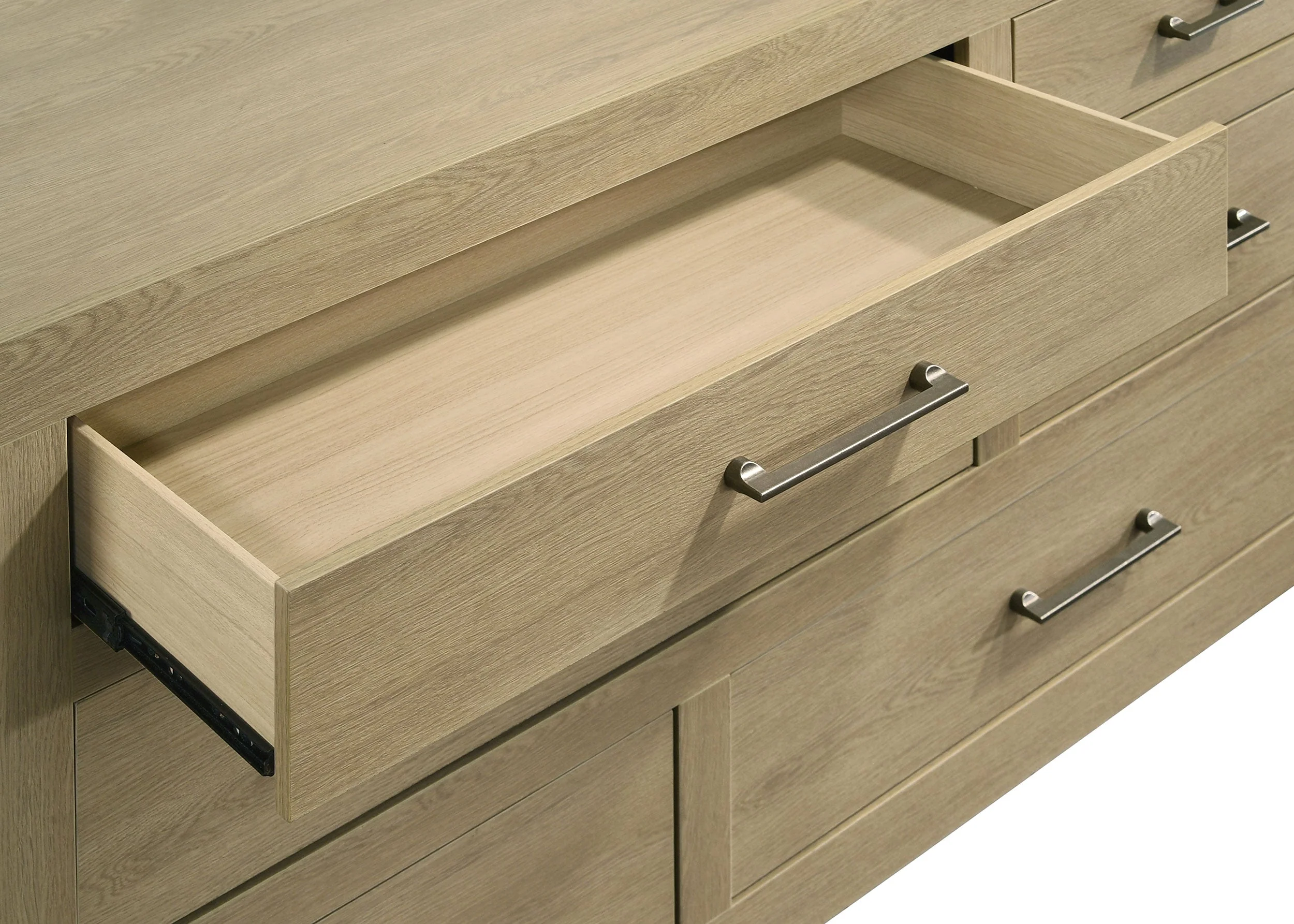 Hendricks Light Oak 5-piece Eastern King Bedroom Set - Image 13