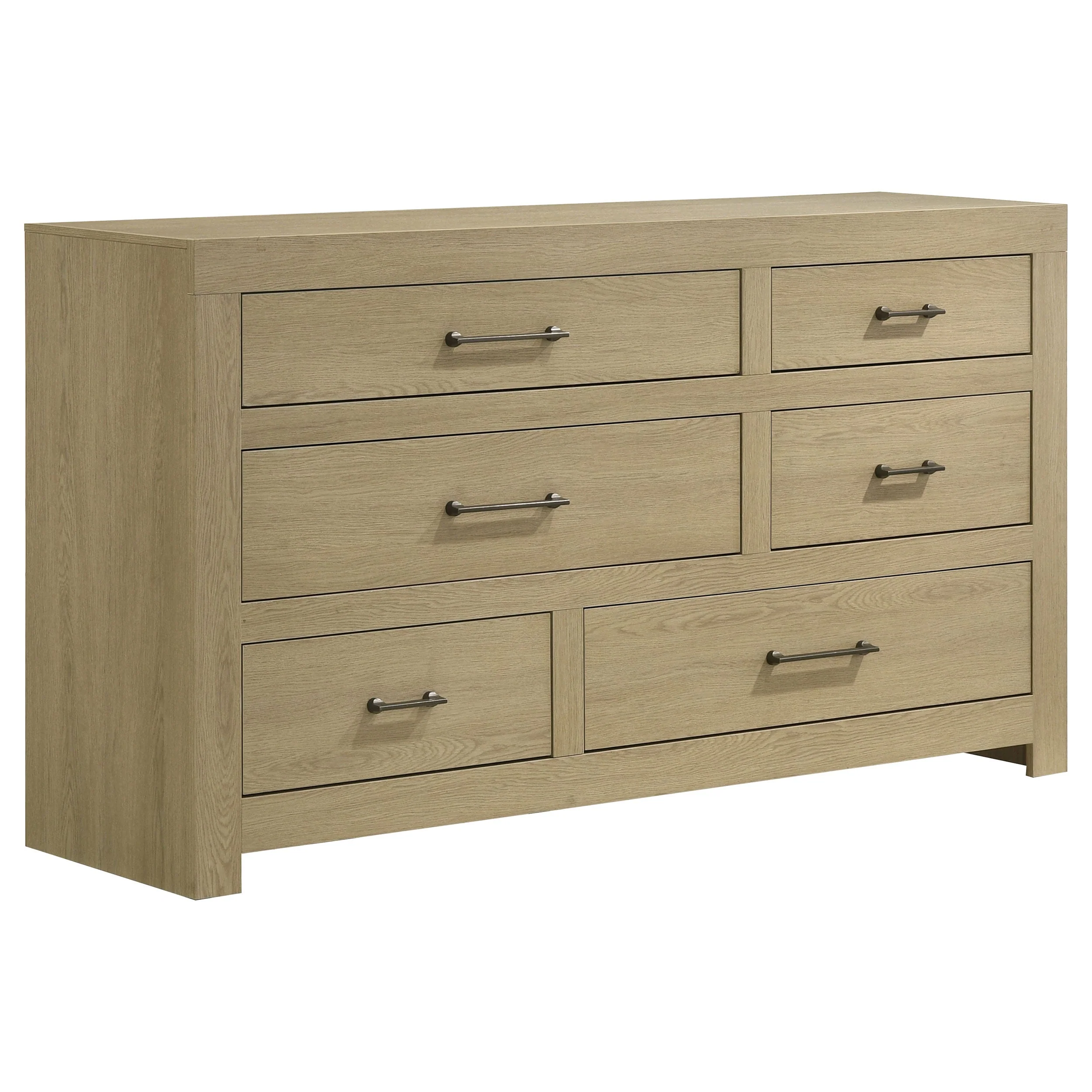 Hendricks Light Oak 5-piece Eastern King Bedroom Set - Image 6