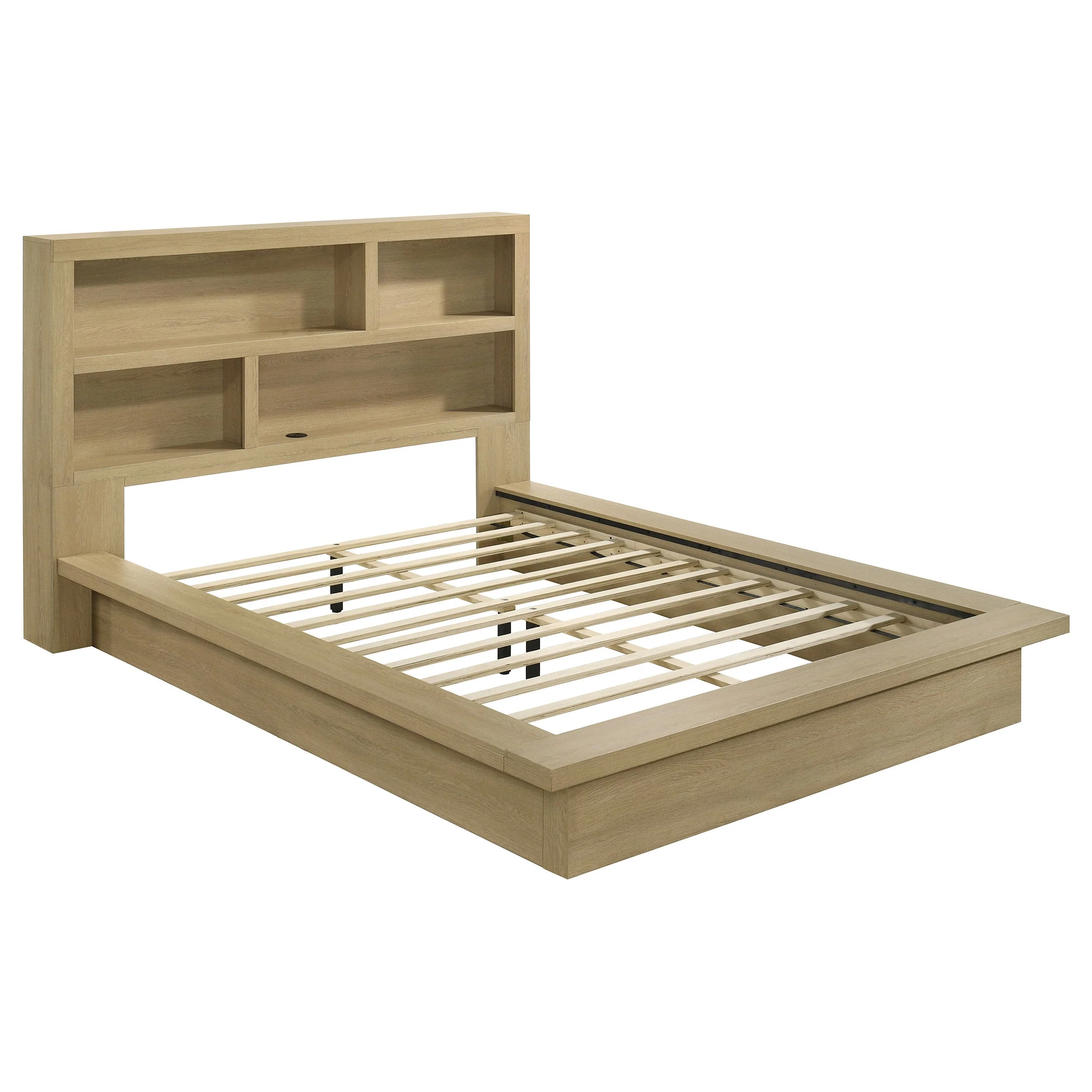 Hendricks Light Oak 5-piece Queen Bedroom Set - Image 2