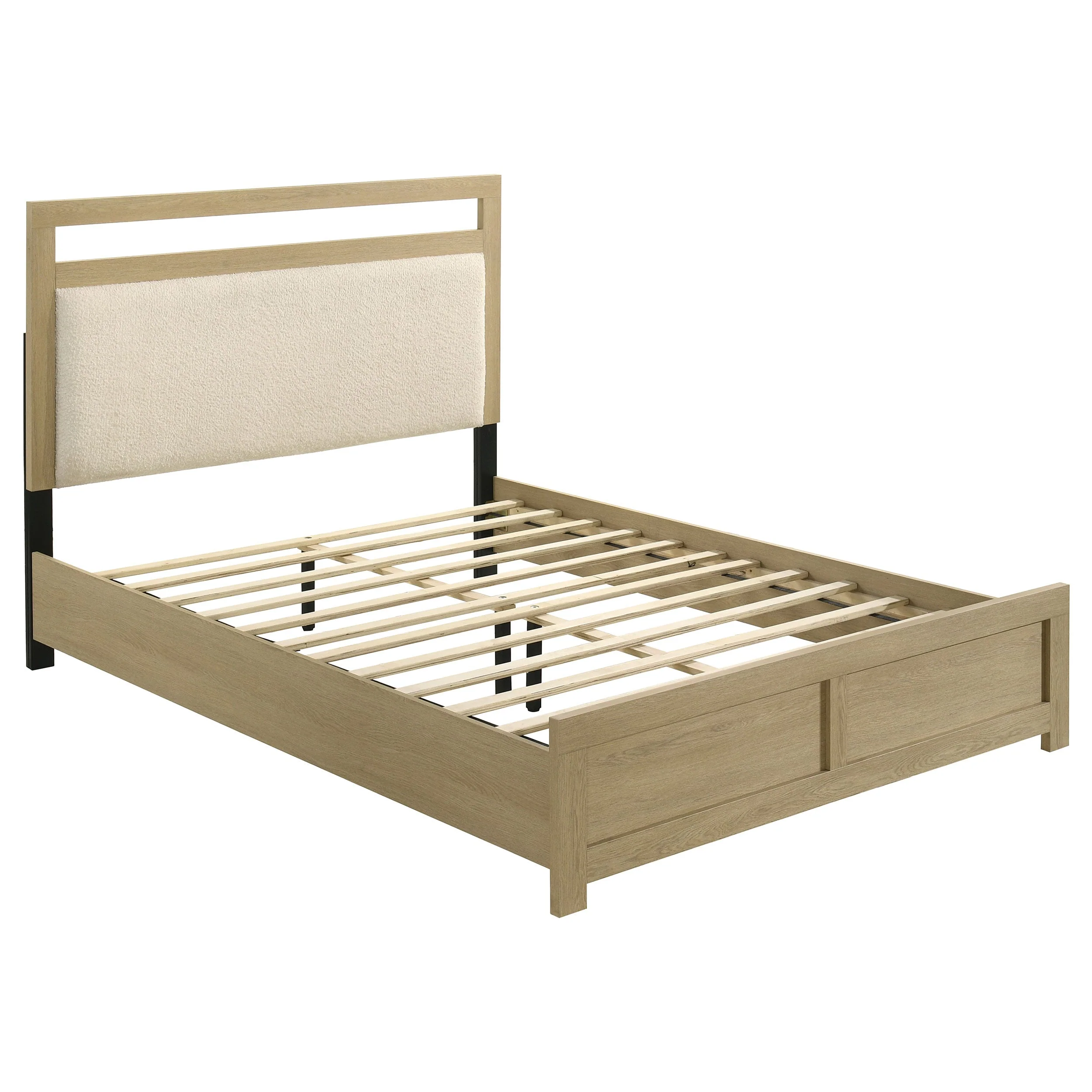Hendricks Light Oak 5-piece Queen Bedroom Set - Image 2