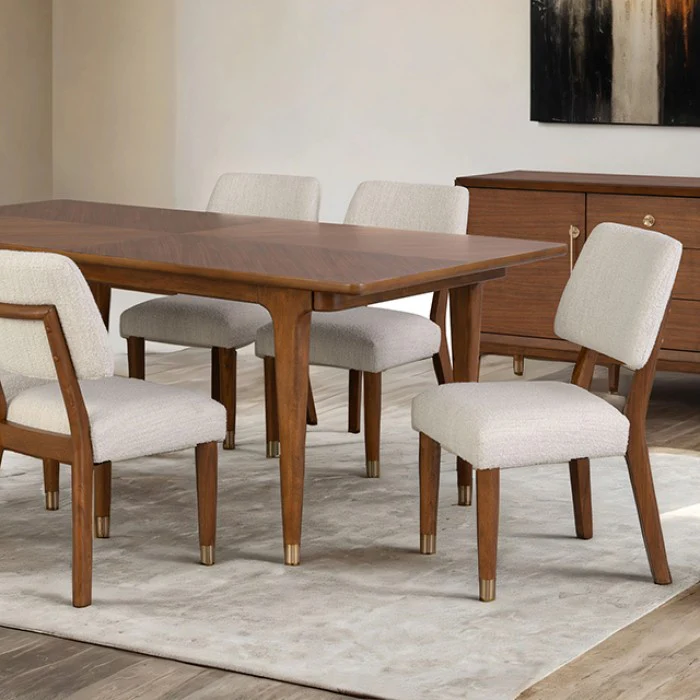 Hepburne Walnut 7-Piece Dining Room Set - Image 2