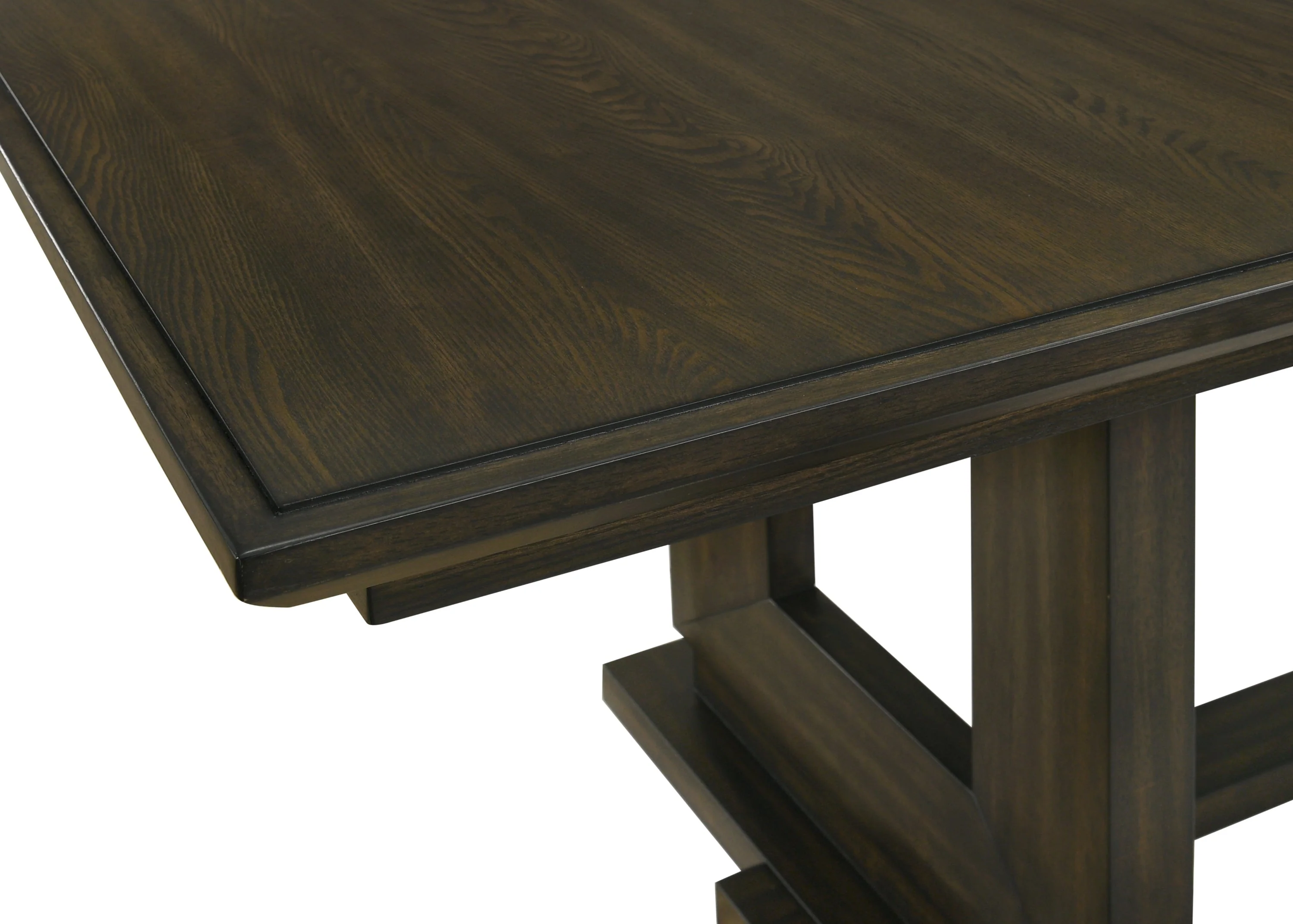 Herbert Espresso and Beige Extendable Dining Set - Image 15
