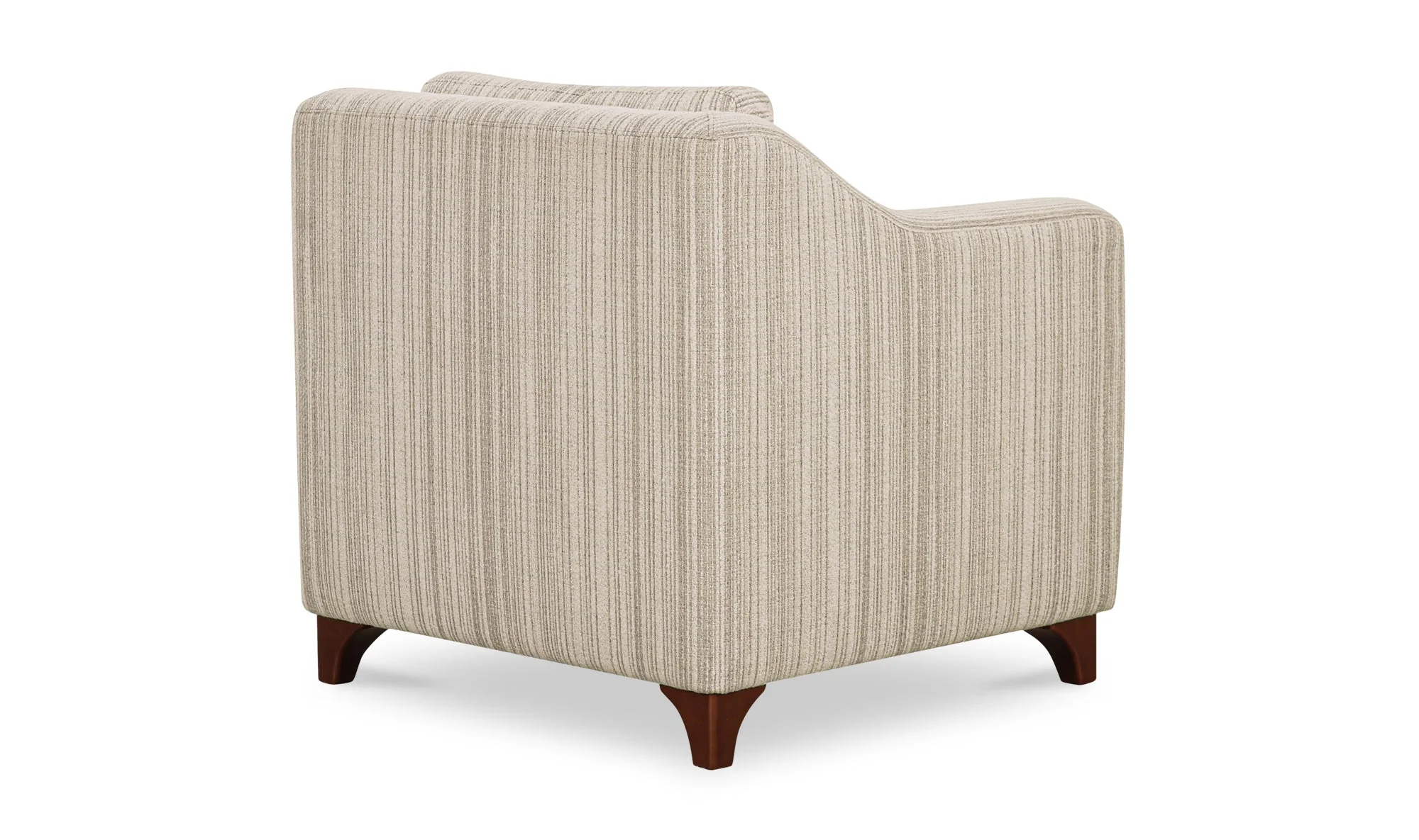 Hewitt Accent Chair Beige Stripe - Image 6