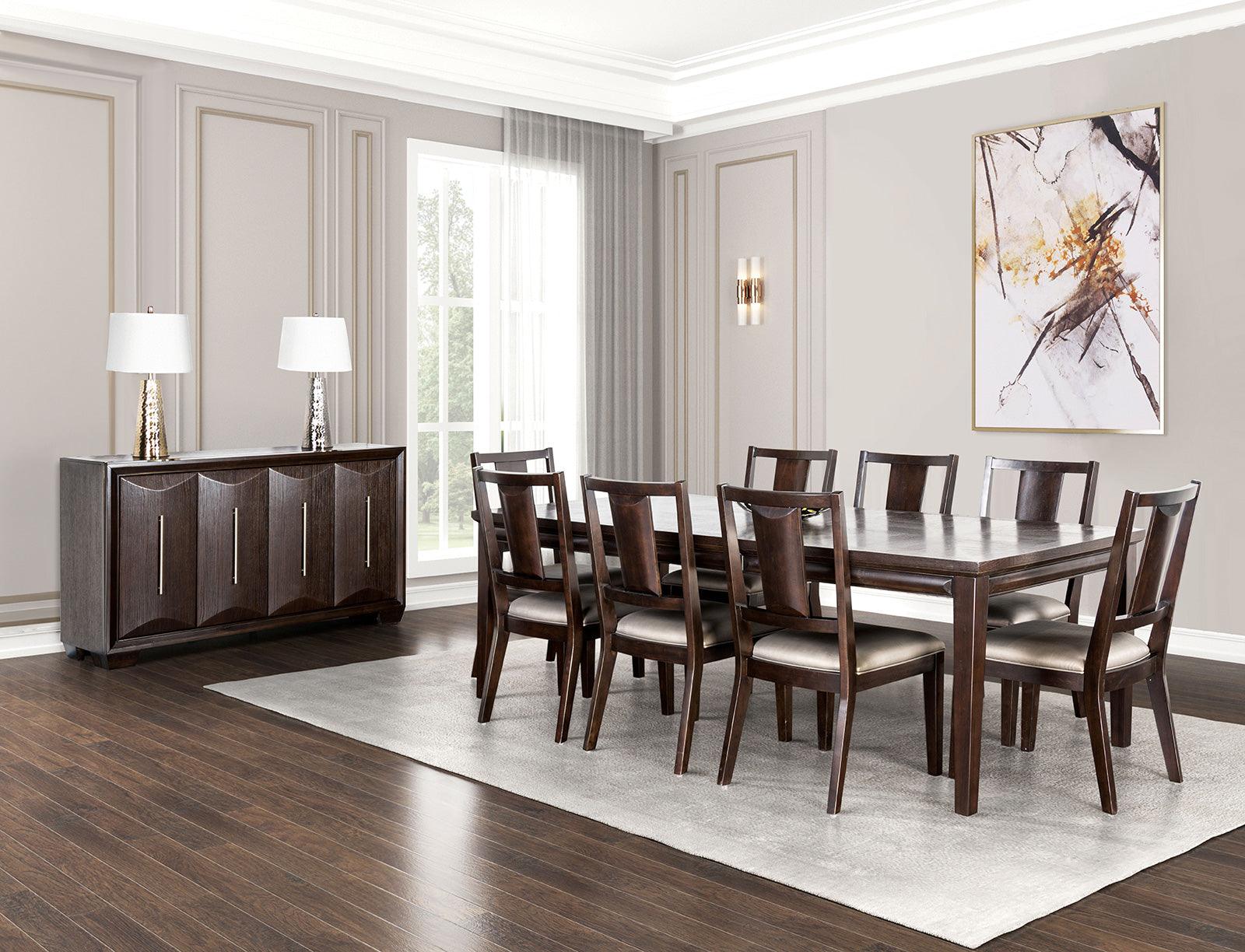 Hinwitz Espresso Dining Table Only