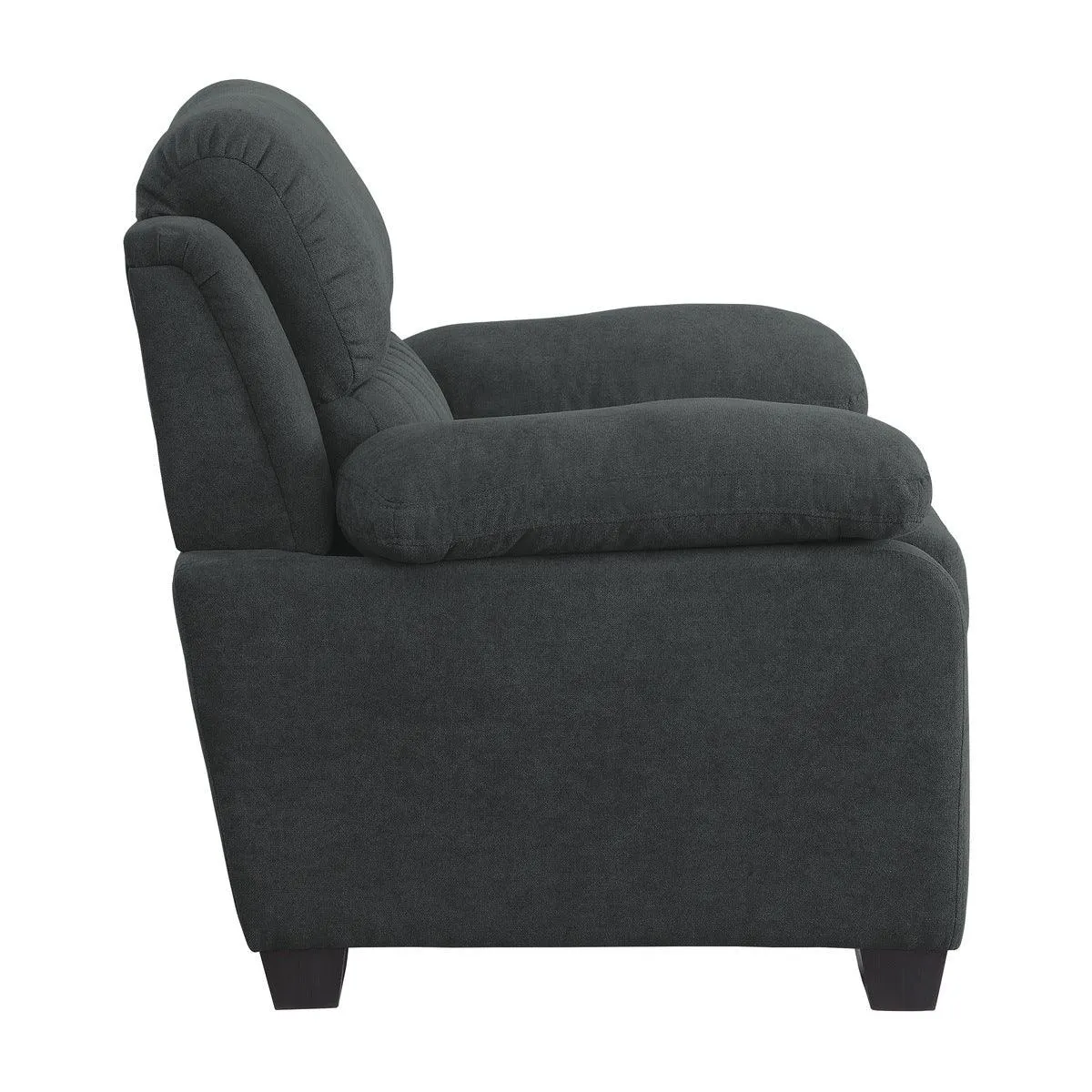 Holleman Dark Gray Living Room Chair - Image 2