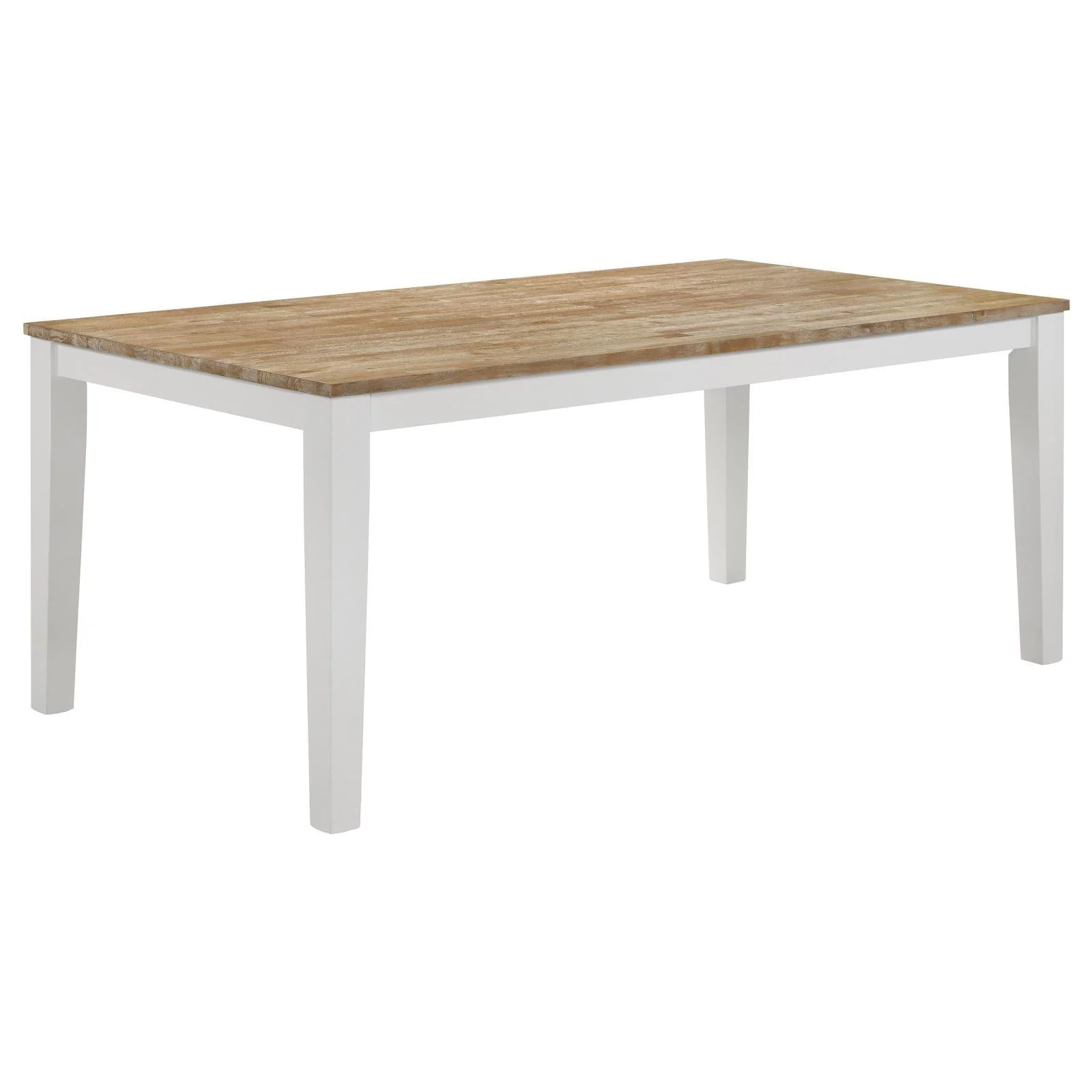 Hollis Brown/White 7-Piece Rectangular Dining Set - Image 2