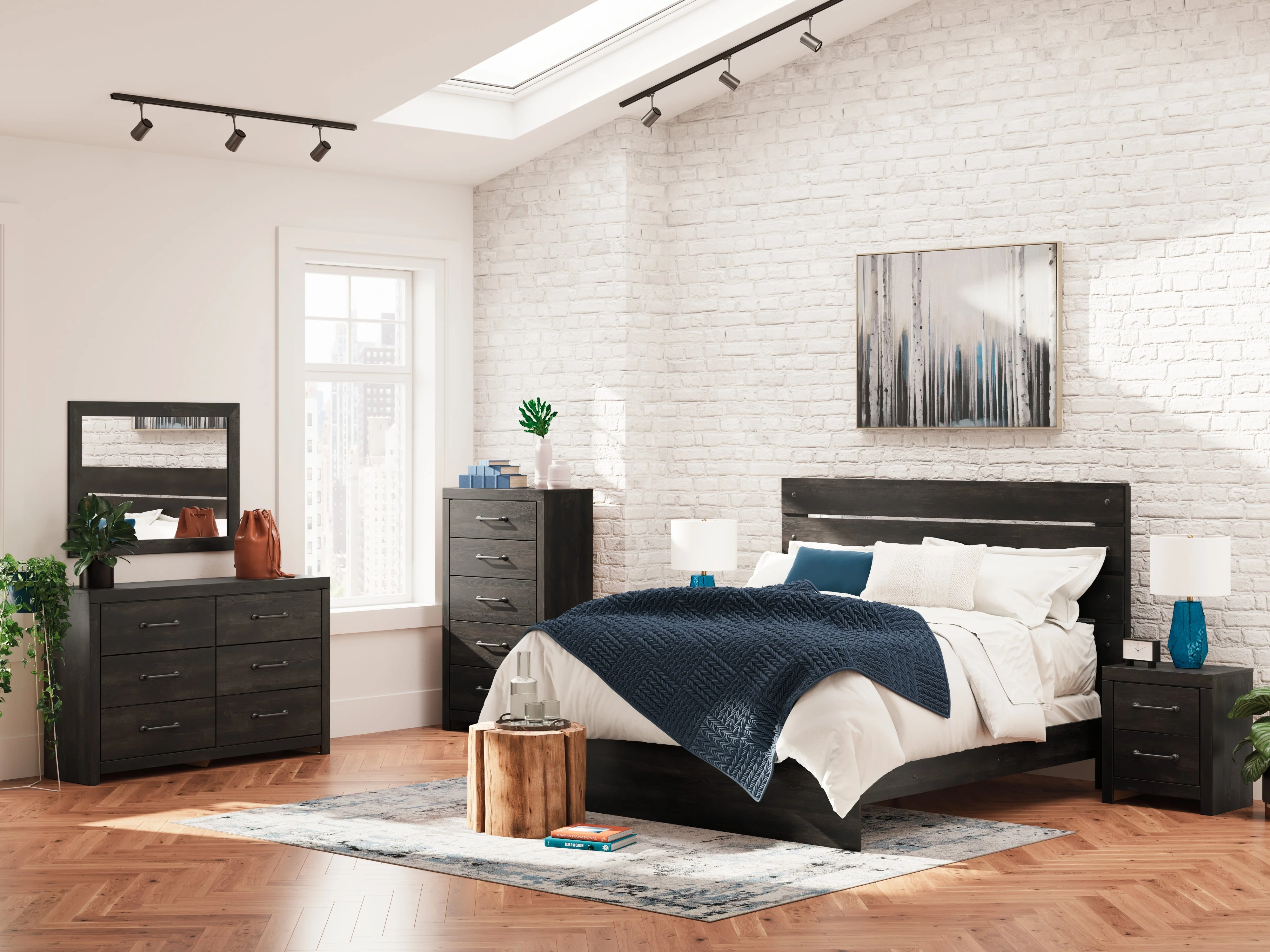 Hollivern Dark Gray Chest of Drawers - Image 11