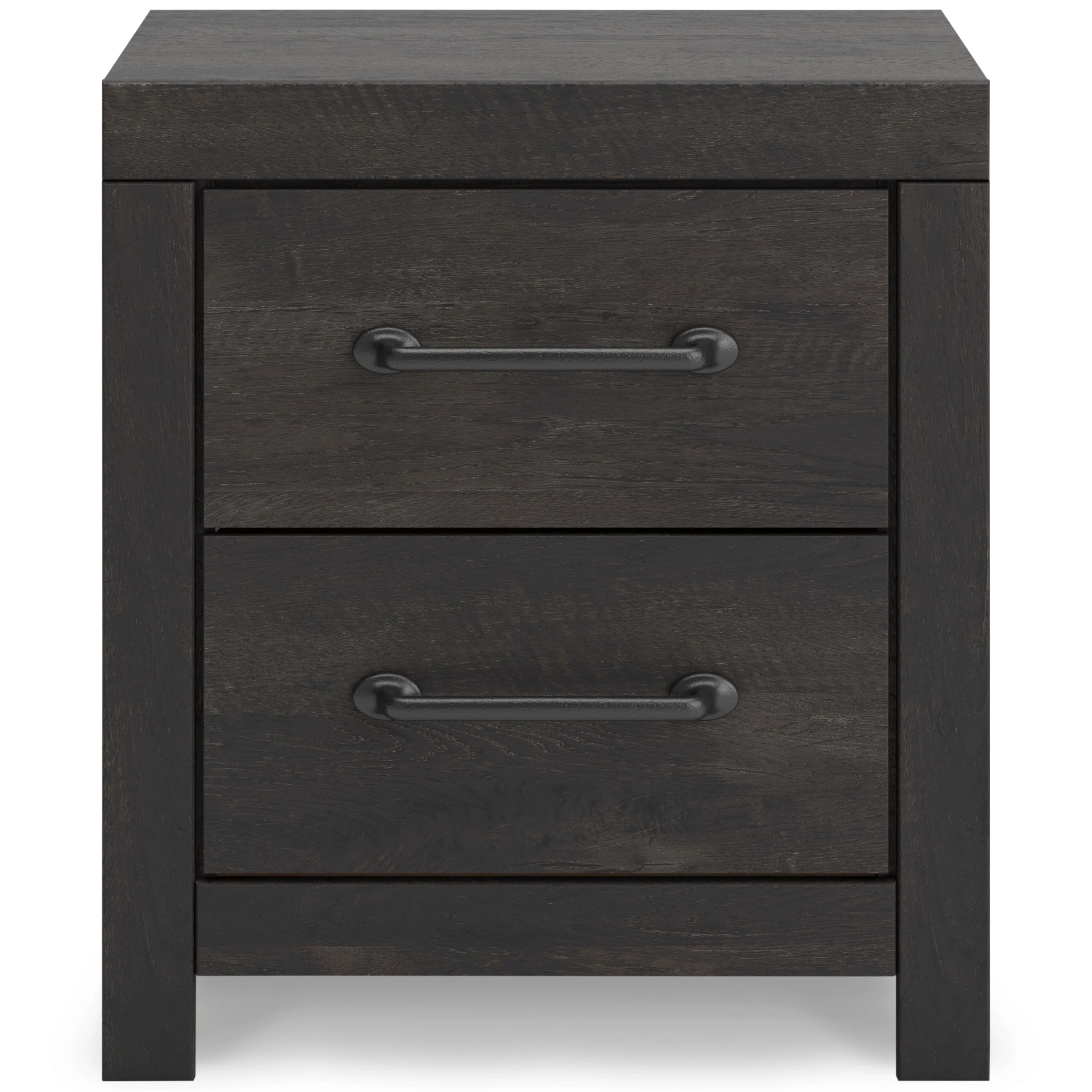 Hollivern Dark Gray Storage Panel Bedroom Set with 2 One-Side Drawers - Image 12