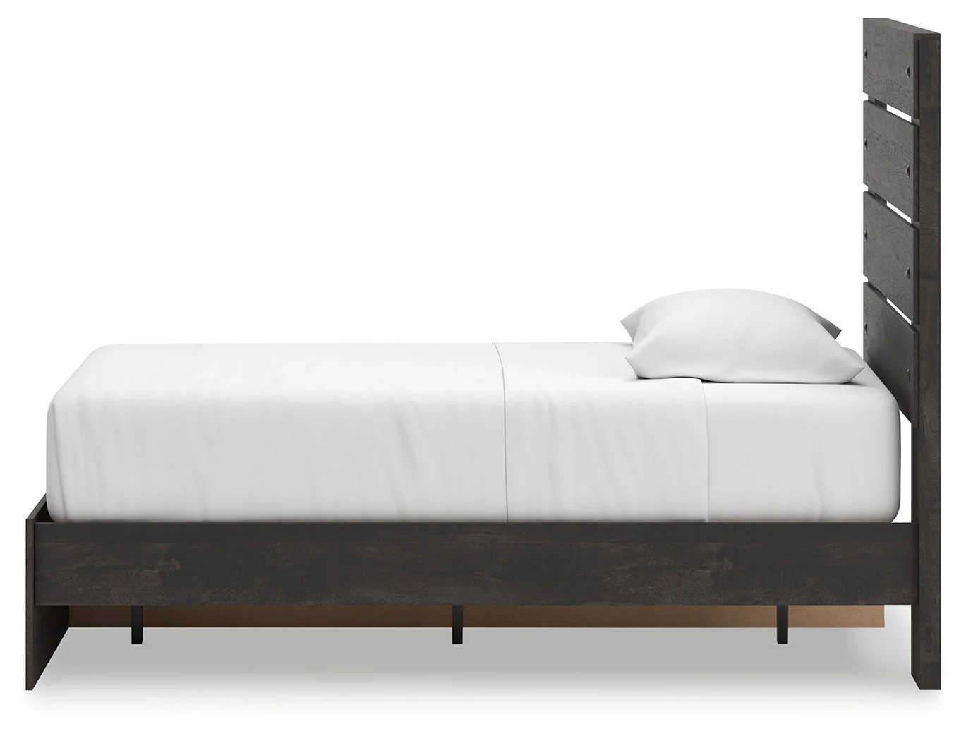 Hollivern Dark Gray Twin Panel Storage Bed - Image 9