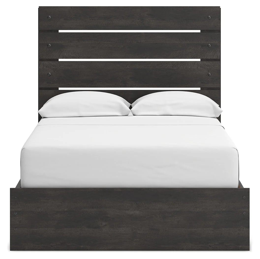 Hollivern Full Panel Bed with Storage with Mirrored Dresser, Chest and Nightstand in Dark Gray - Image 18