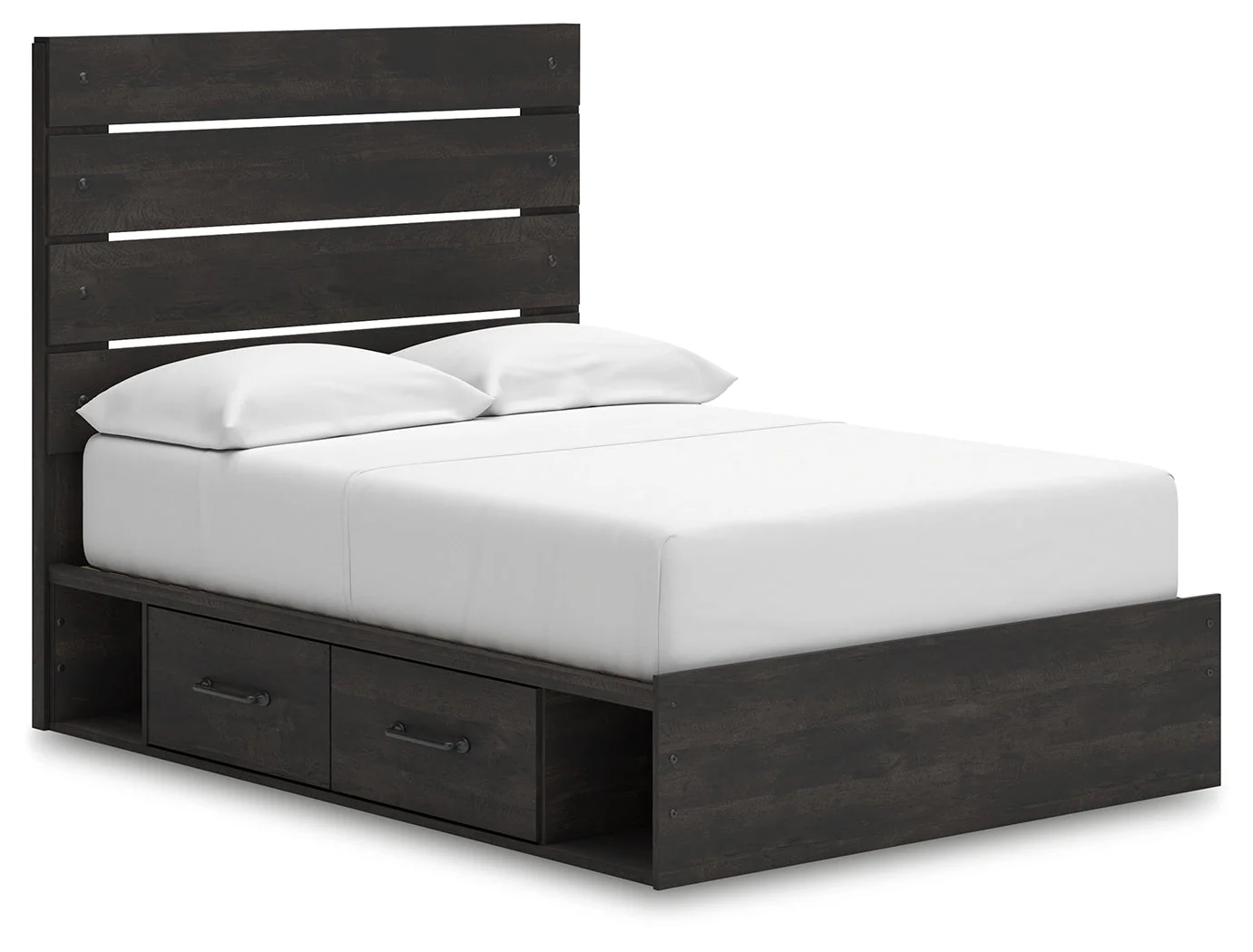 Hollivern Full Panel Bed with Storage with Mirrored Dresser, Chest and Nightstand in Dark Gray - Image 19