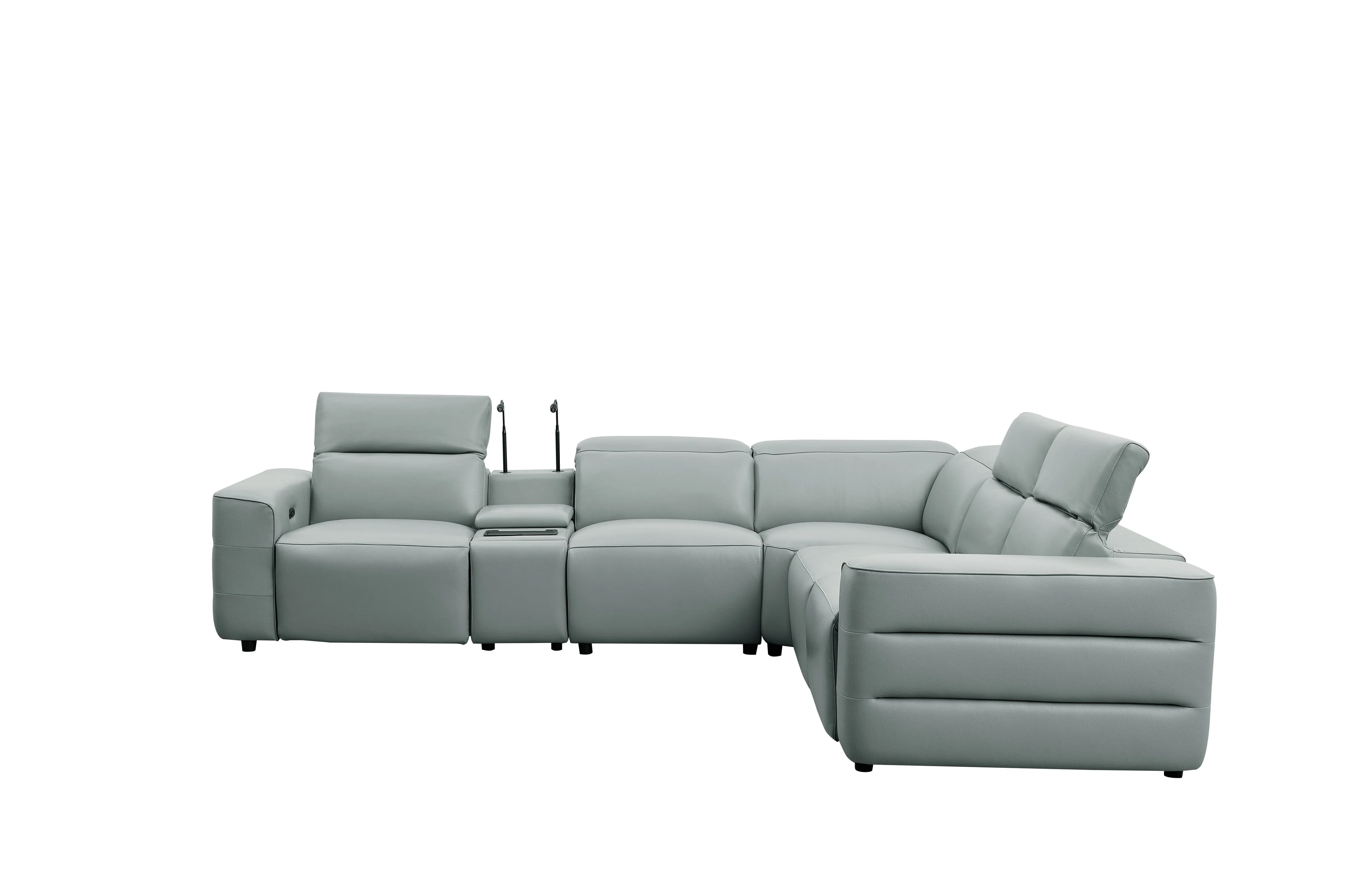 Holly Grey Power Reclining Corner Sectional - Image 3