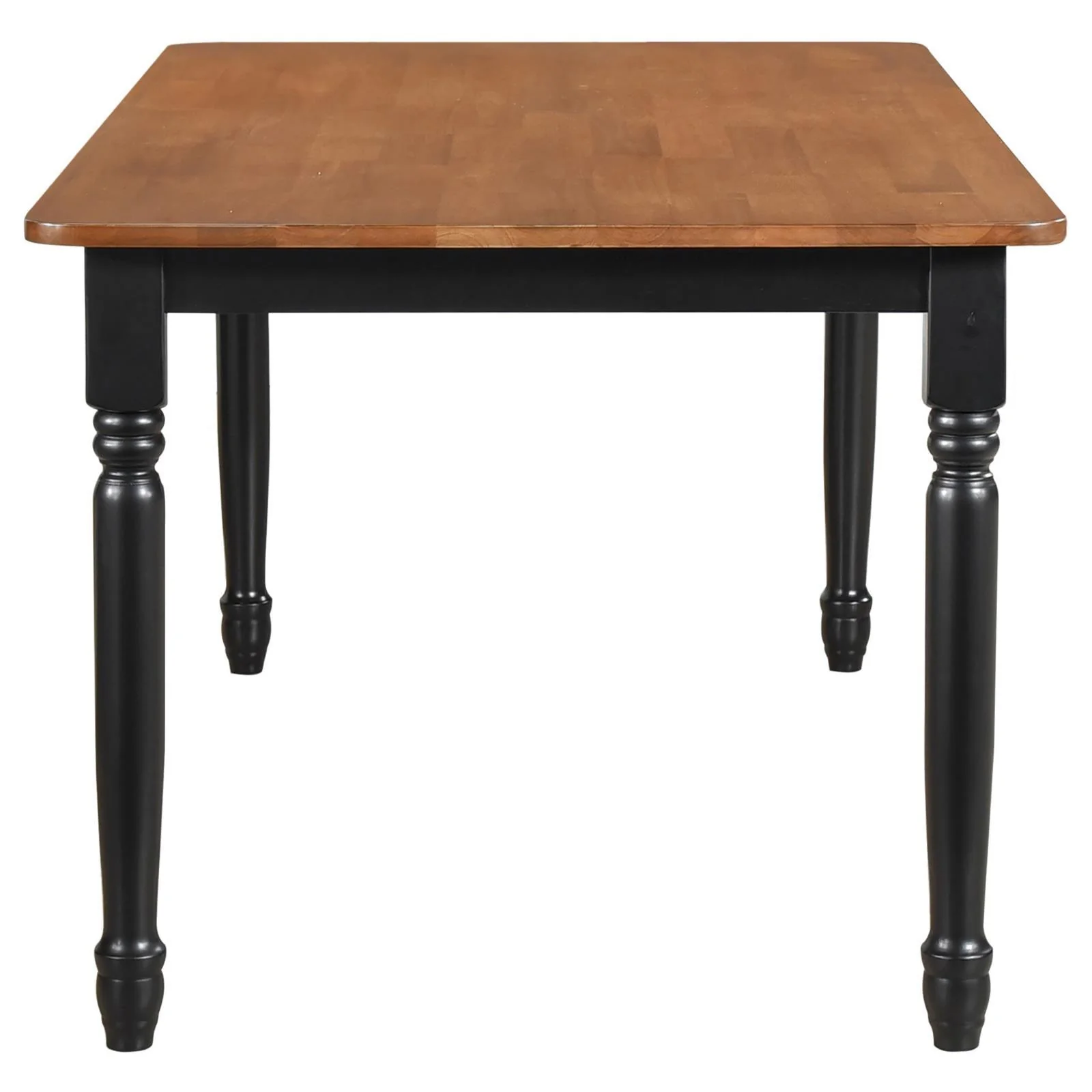 Hollyoak Walnut/Black 5-Piece Rectangular Dining Set - Image 4