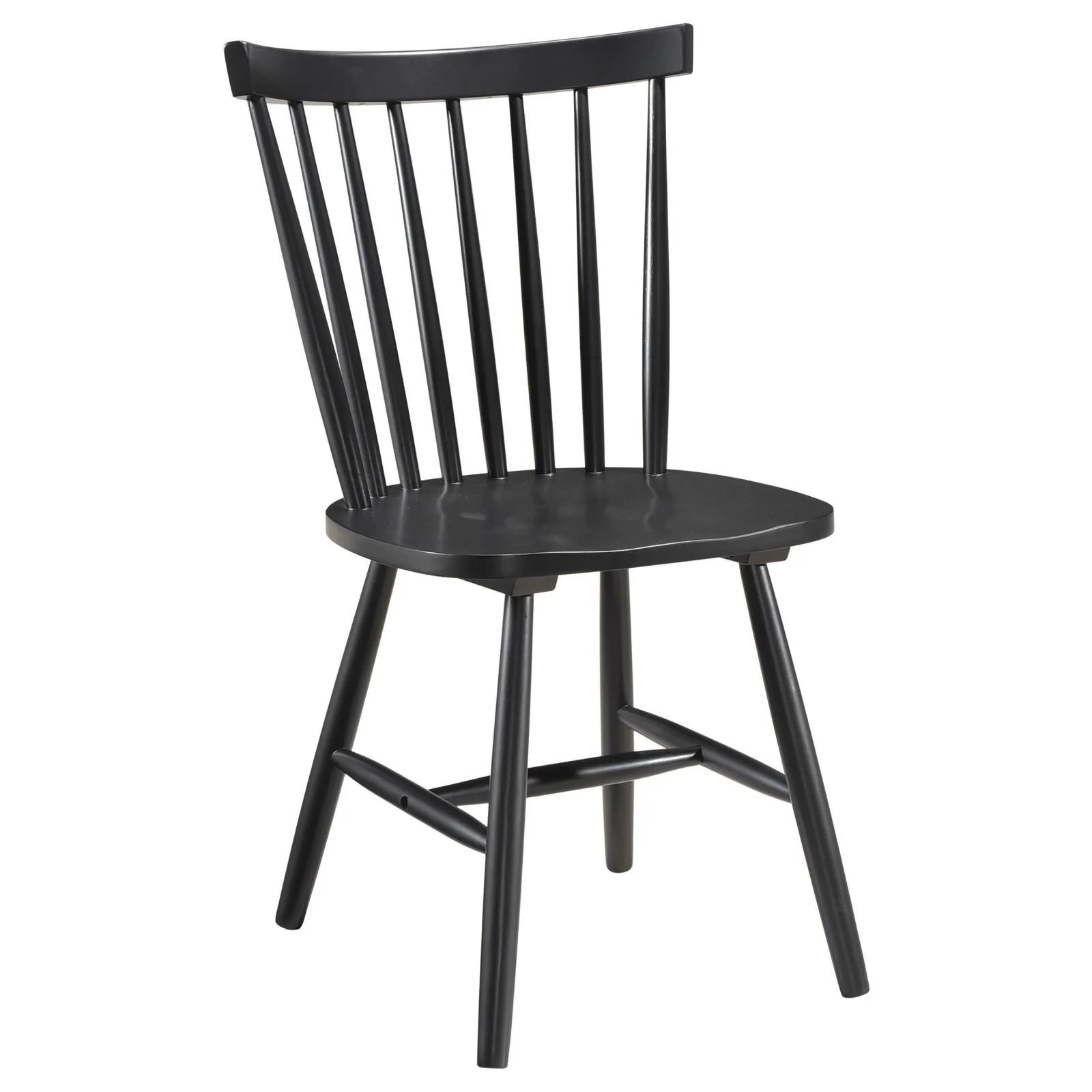 Hollyoak Windsor Spindle Back Dining Side Chairs Black (Set of 2) - Image 2