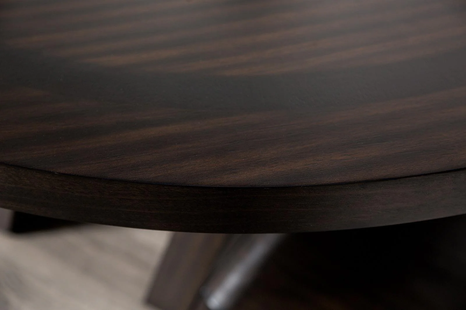 Holsworthy Espresso Round Dining Table Only - Image 3