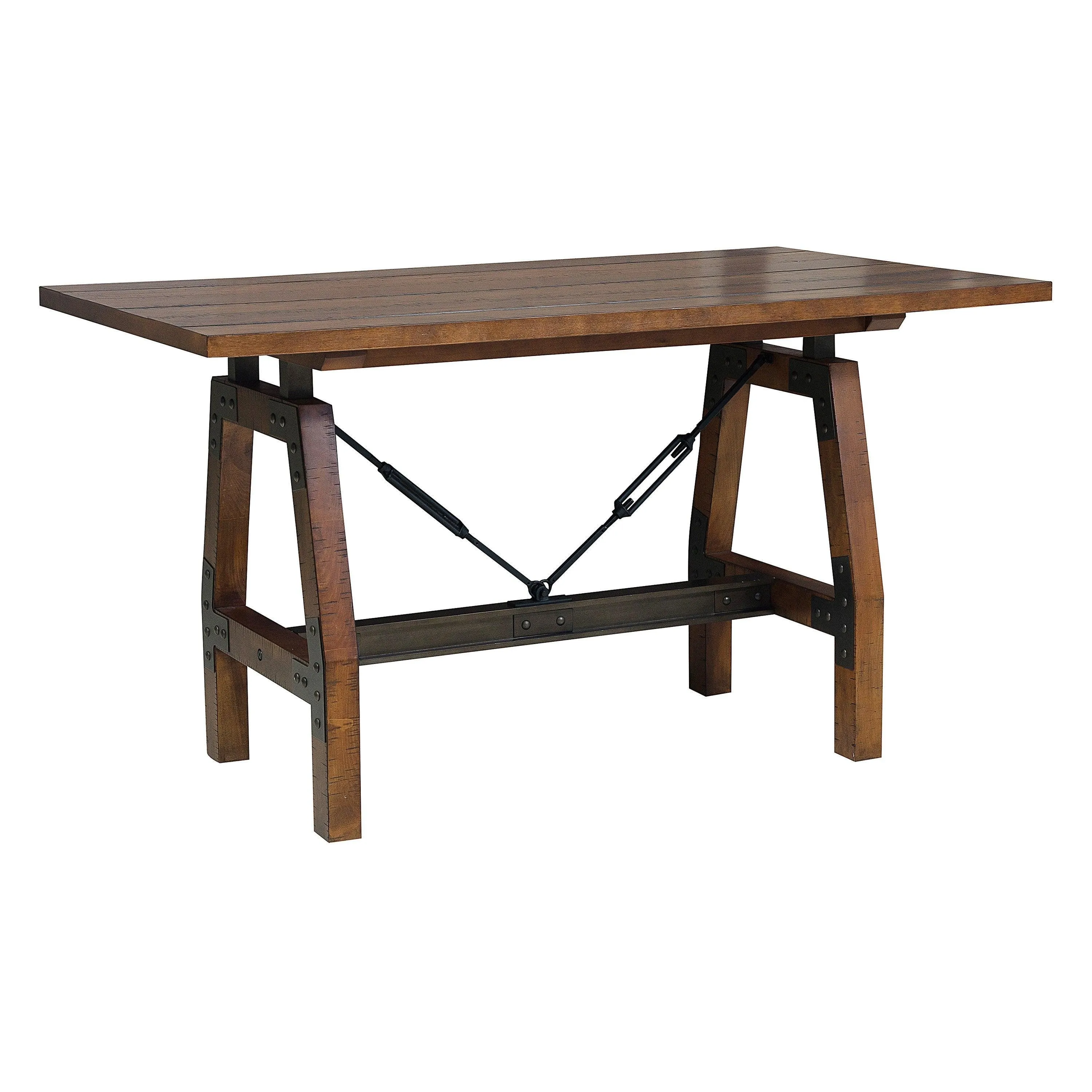 Holverson Rustic Brown Counter Height Set - Image 2