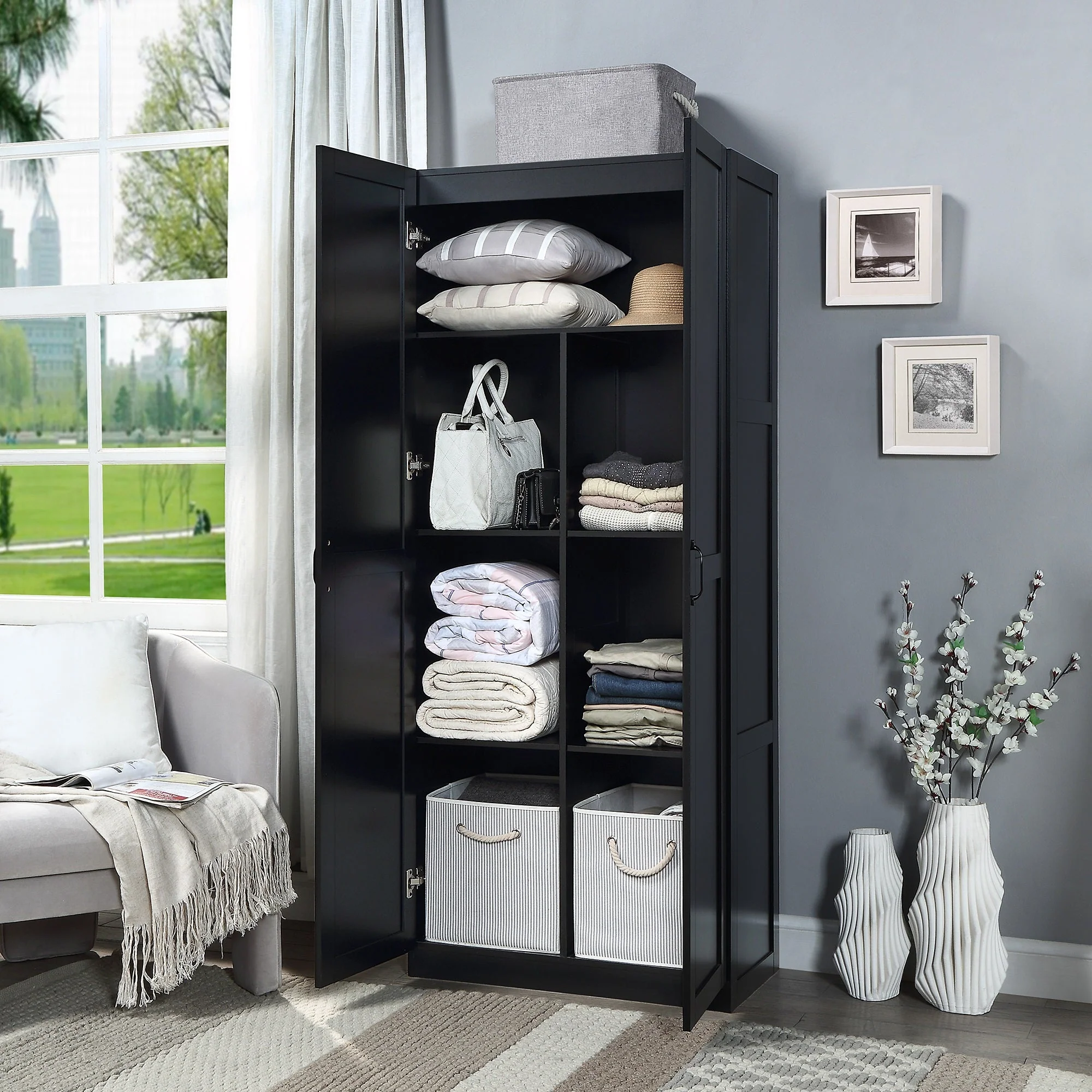 Hopkins Storage Closet 2.0 in Black - Image 4