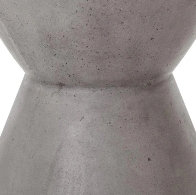 Hourglass Outdoor Stool Dark Grey - Image 2