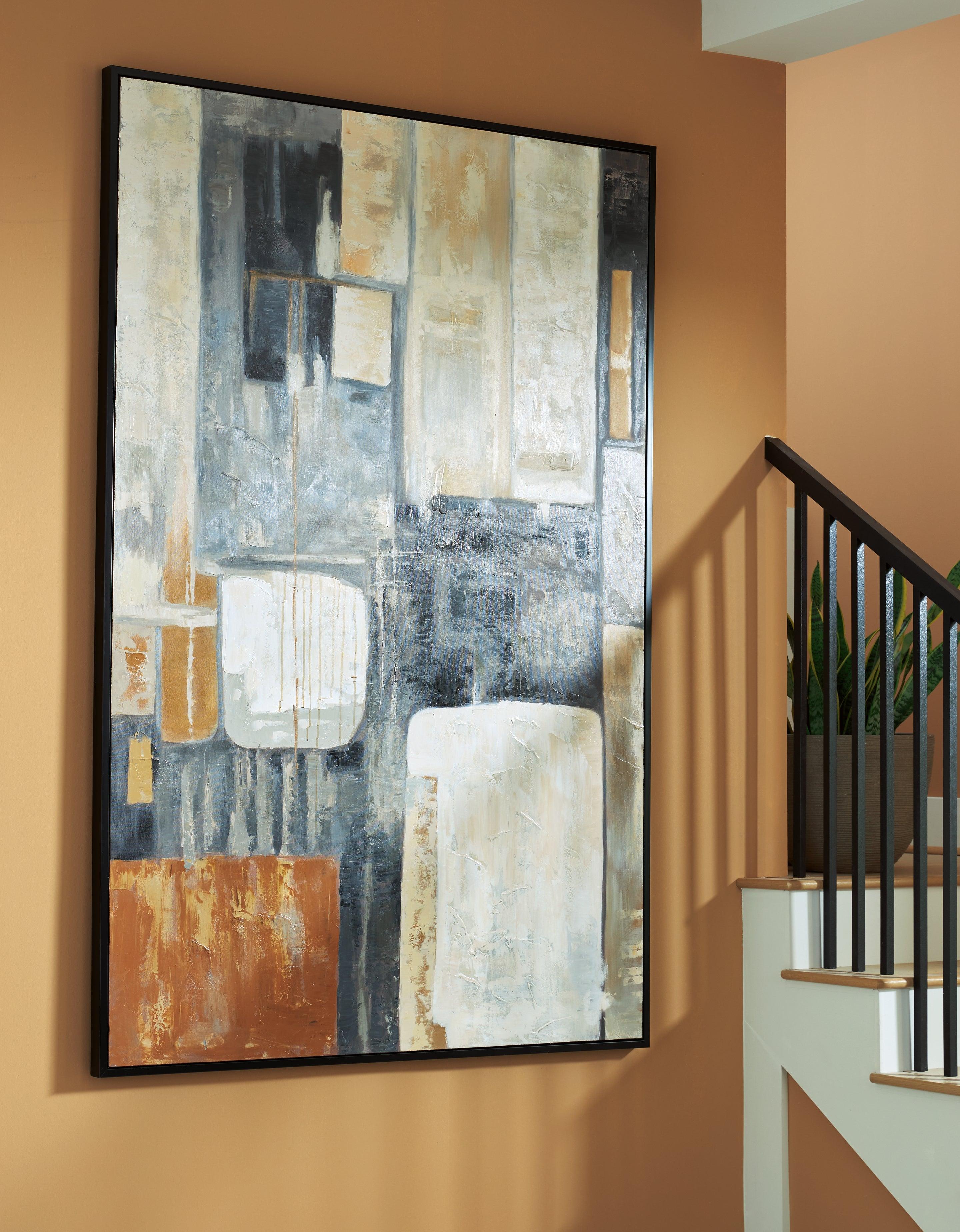 Howford Brown/Black/Gray Wall Art - Image 8