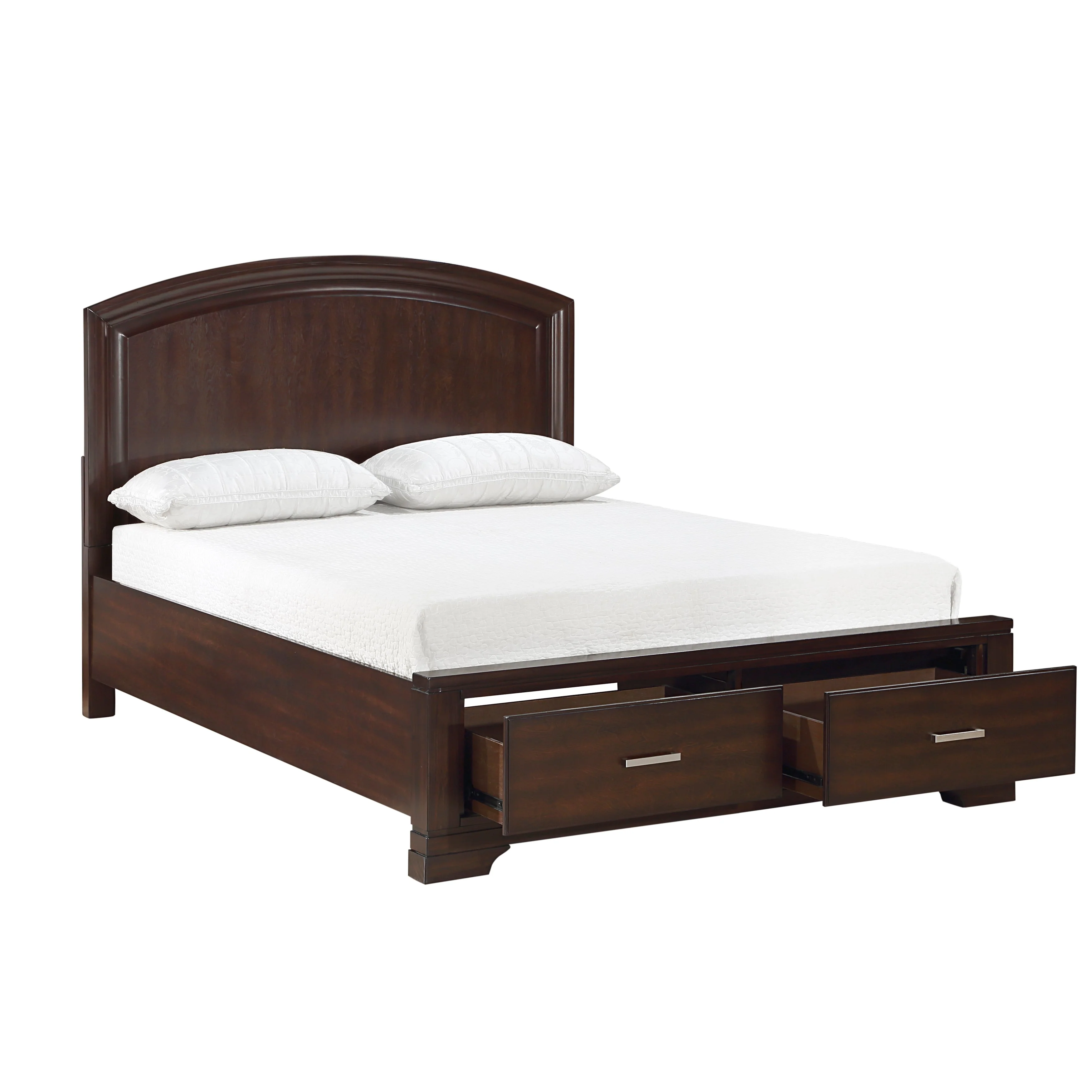 Hudson Cherry Full Storage Platform Bed - Image 2