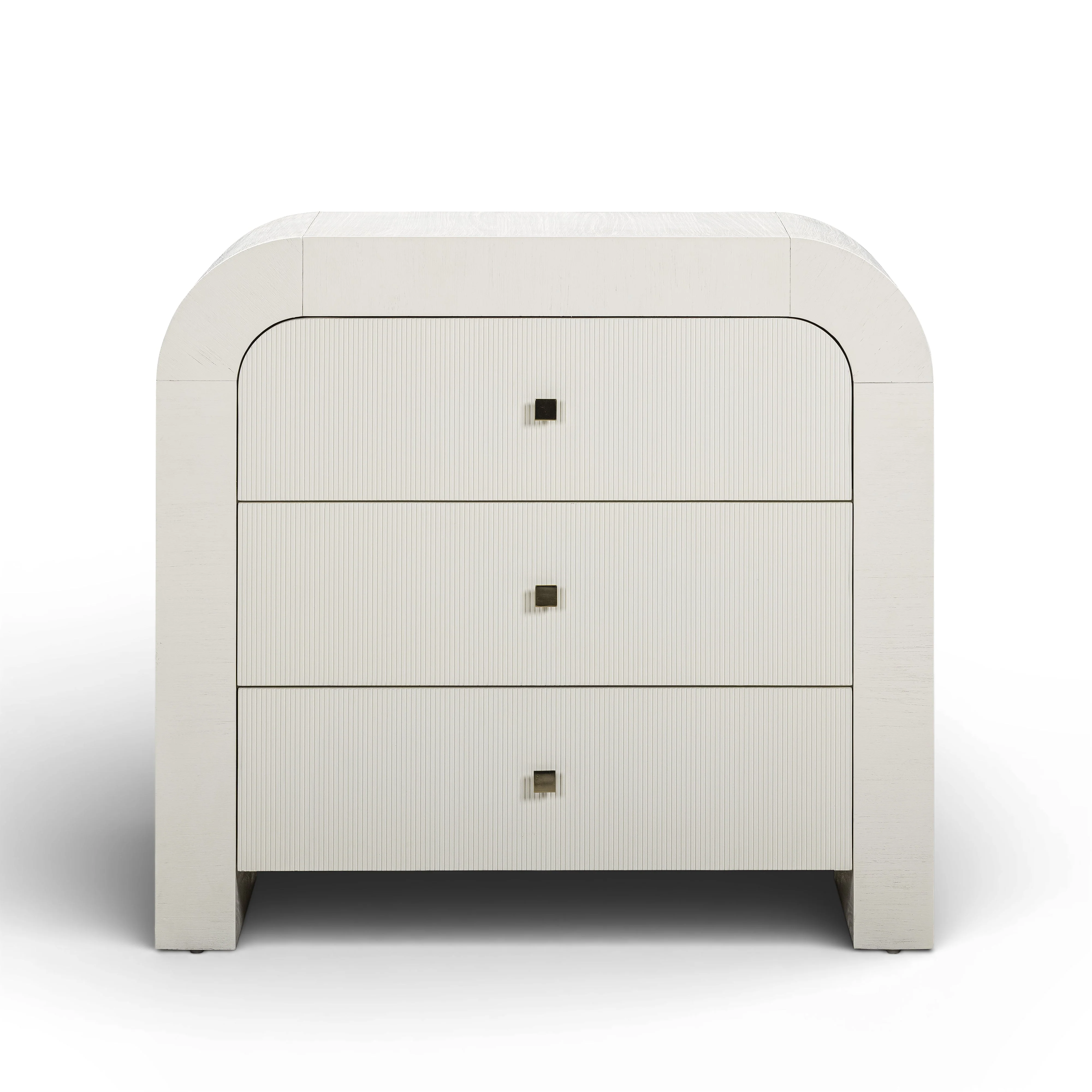 Hump 38" Arched 3-Drawer Bedside Chest